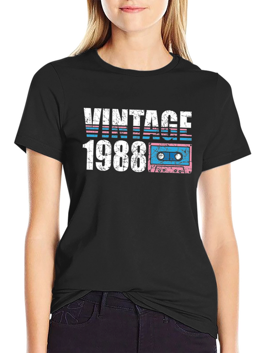 Vintage 1988 Cassette Graphic T-Shirt
