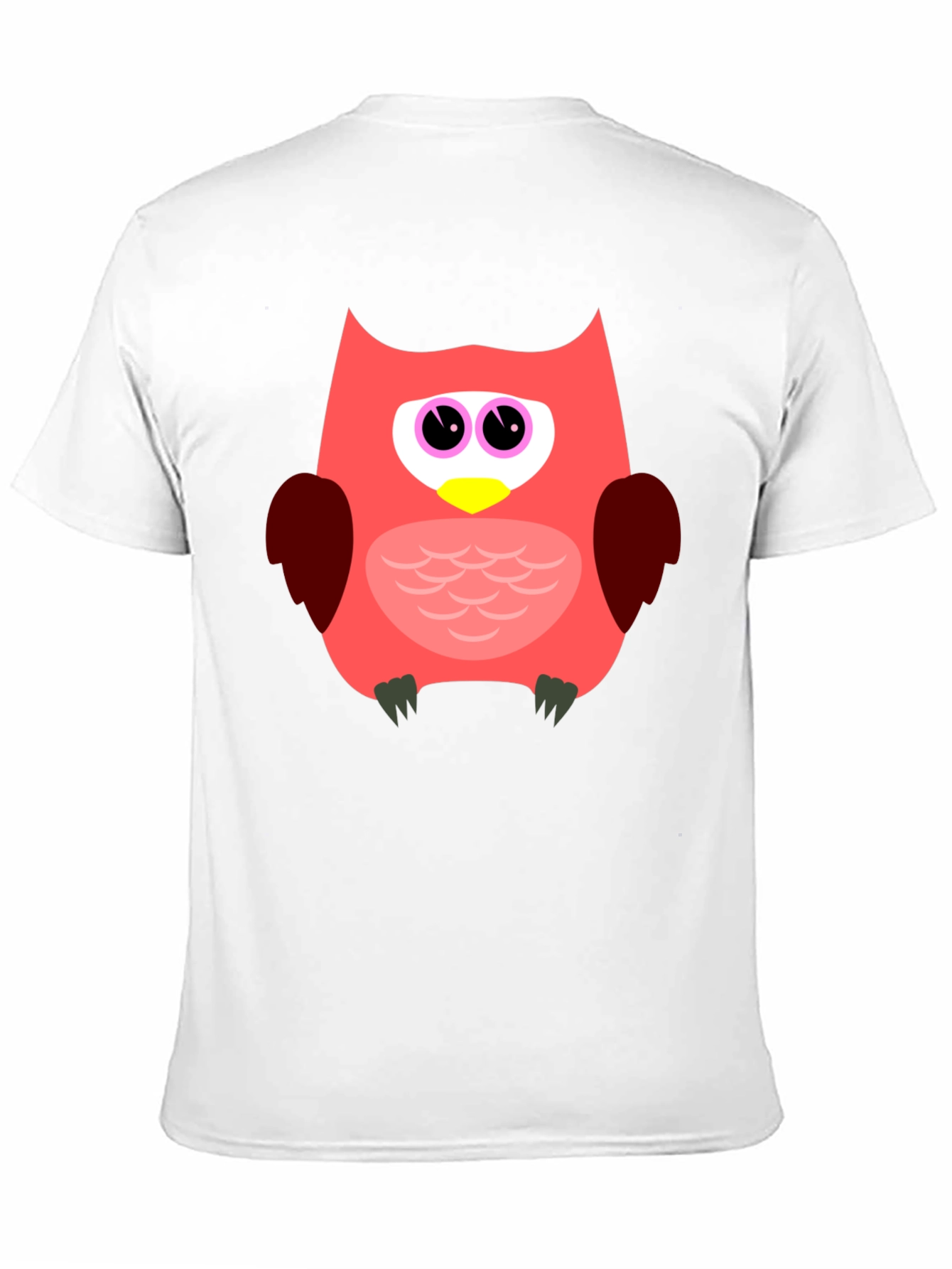 Fun Owl Graphic T-Shirt - Black Casual Tee