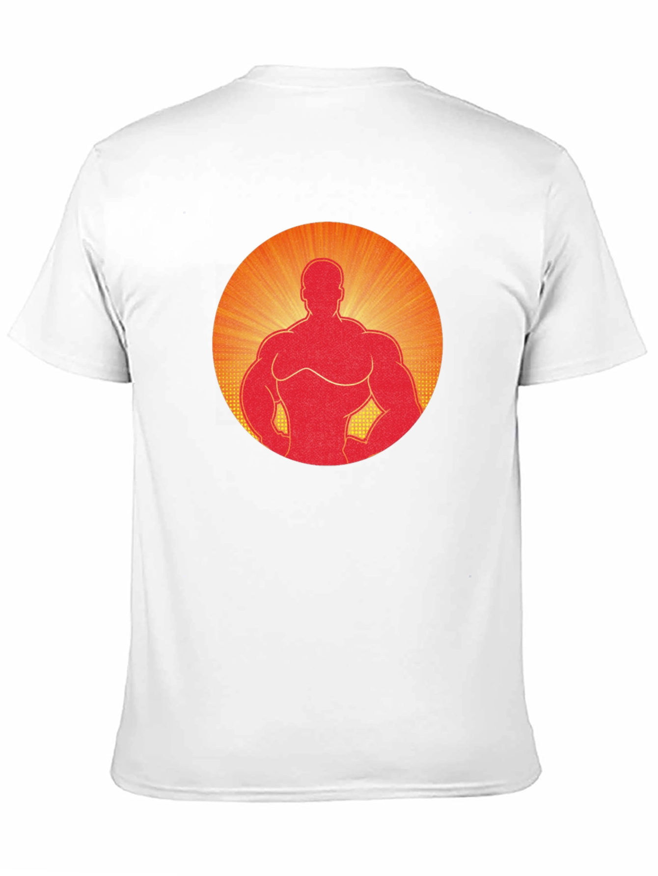 Muscle Man Graphic Tee - Black Cotton Blend