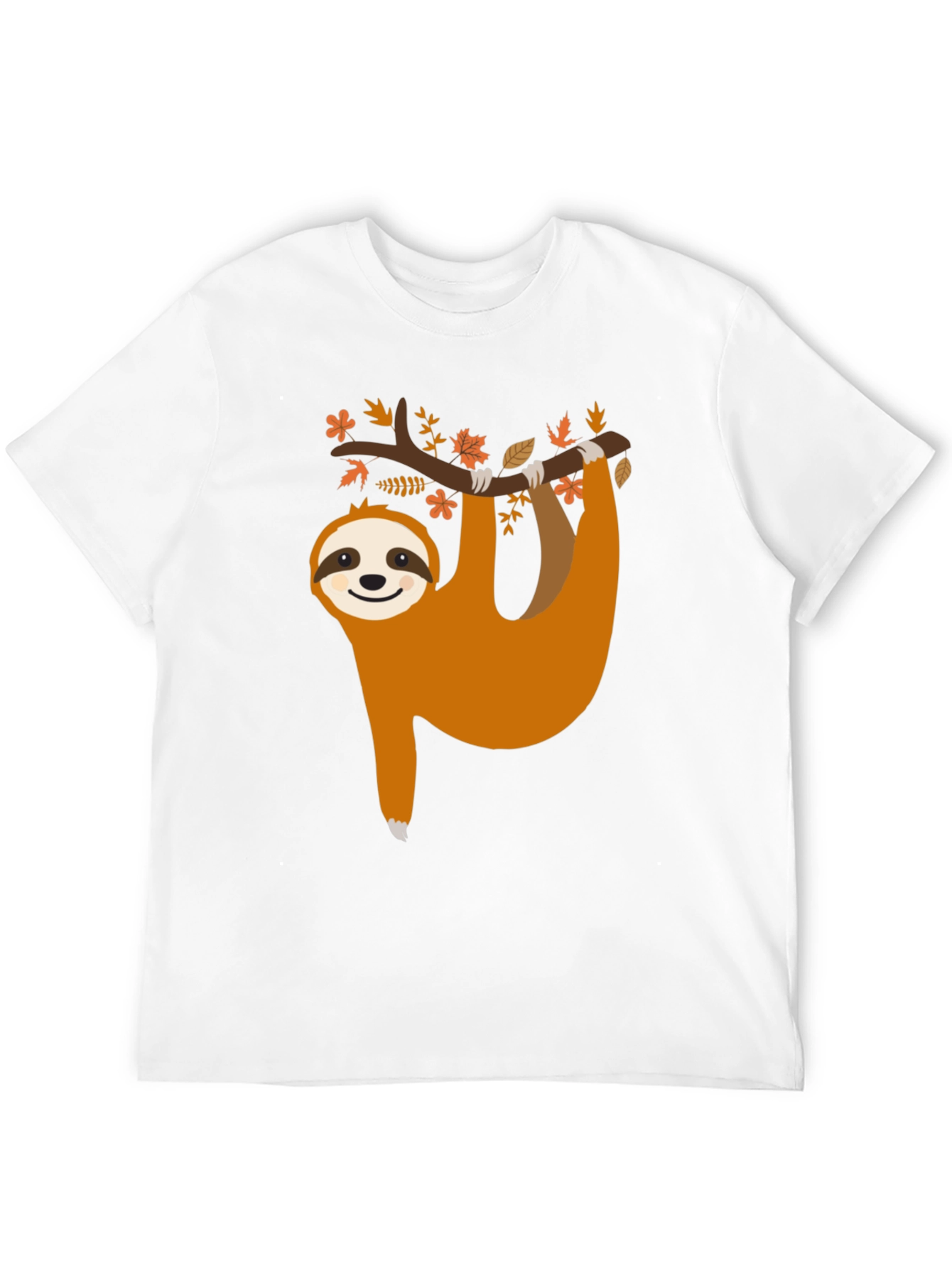 Cute Sloth Hanging from Tree T-Shirt - Unisex