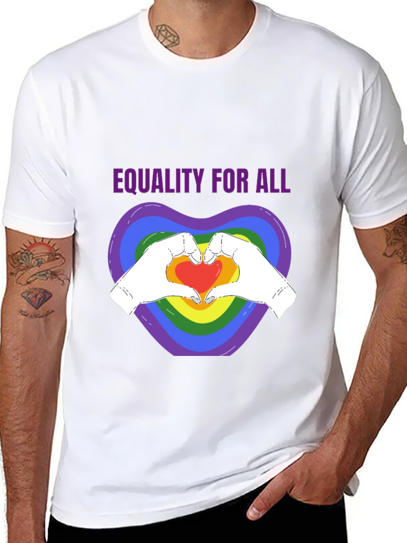 Equality For All Heart T-Shirt