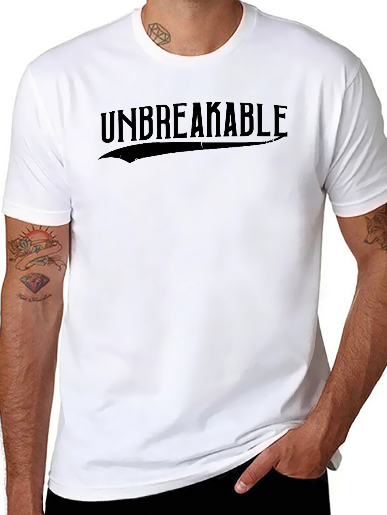 Unbreakable Graphic T-Shirt - Classic Black Tee