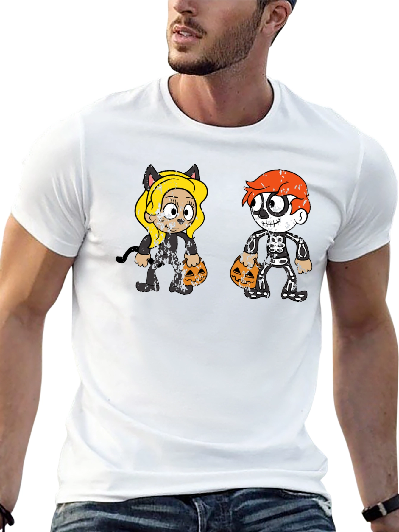 Halloween Costume Graphic T-Shirt