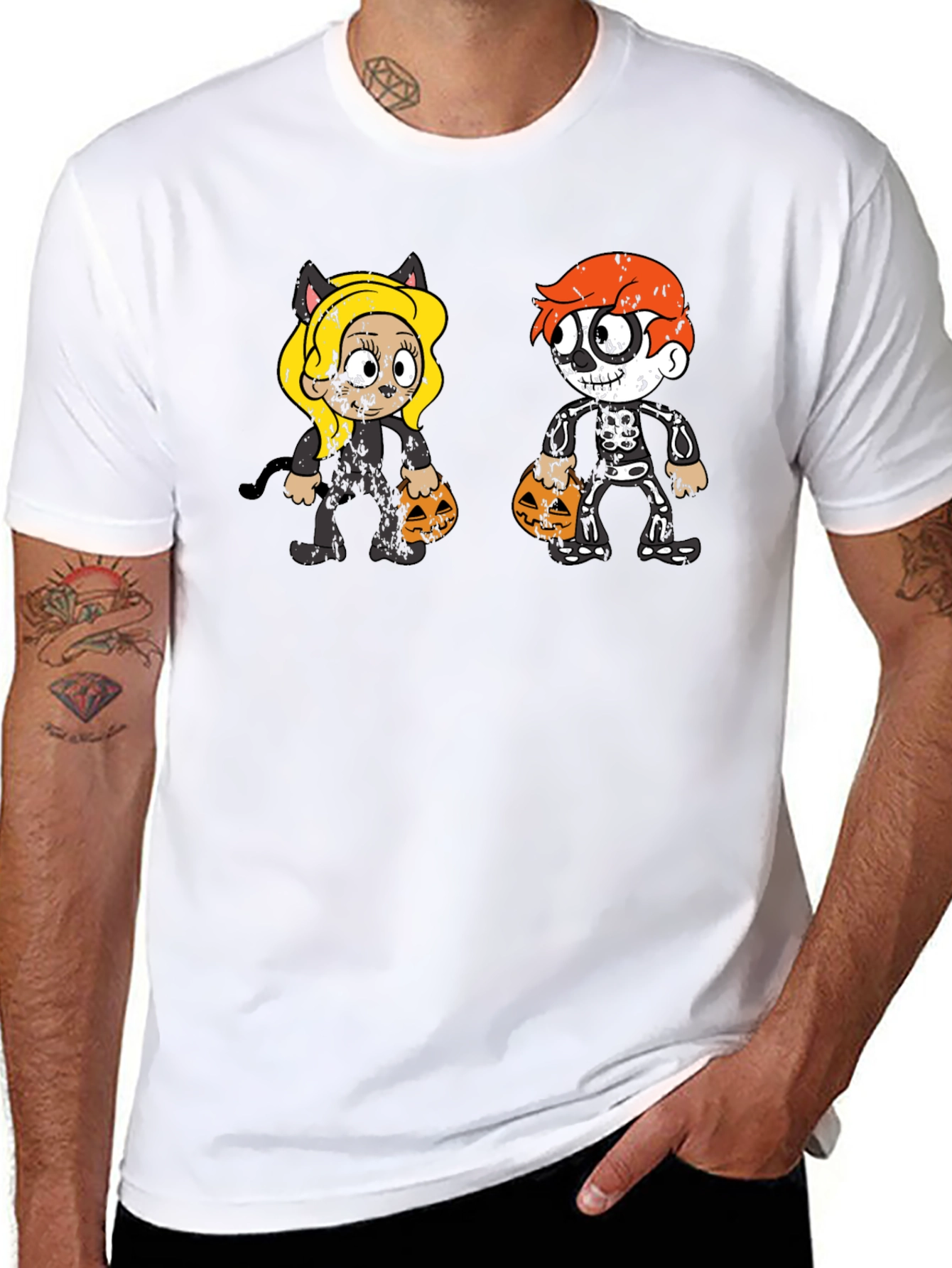 Halloween Costume Graphic T-Shirt