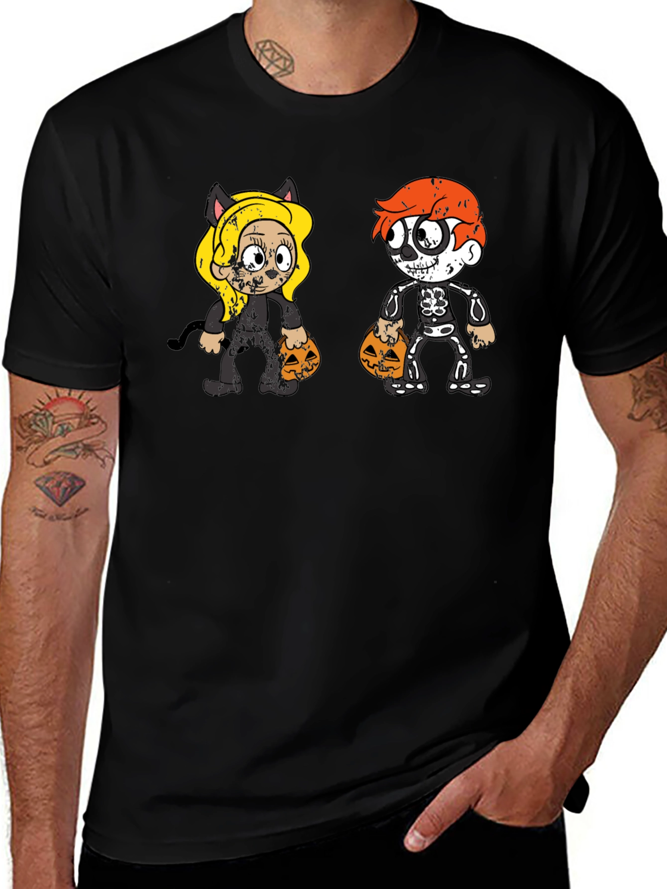 Halloween Costume Graphic T-Shirt