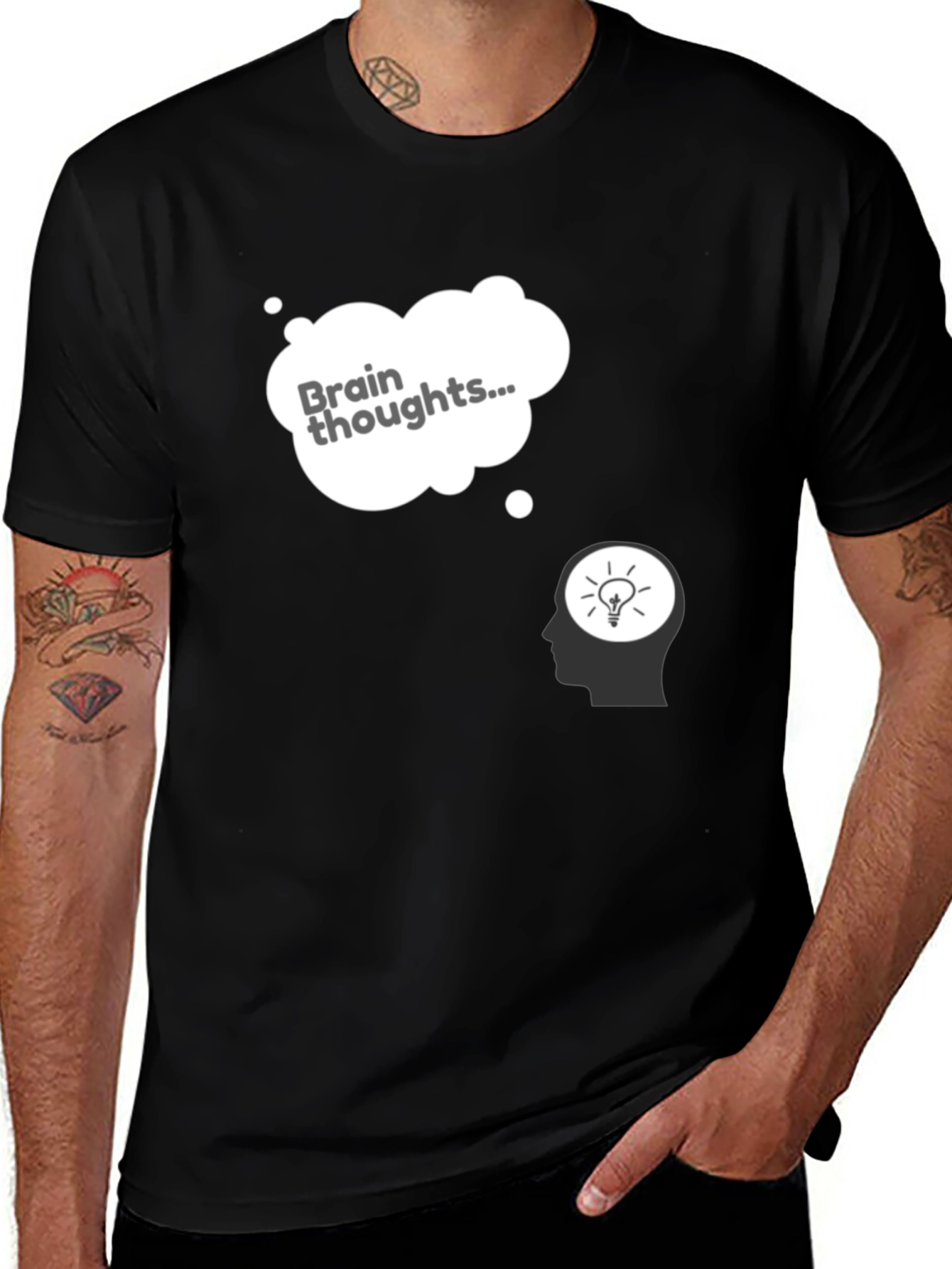 Brain Thoughts T-Shirt - Idea Generation Tee