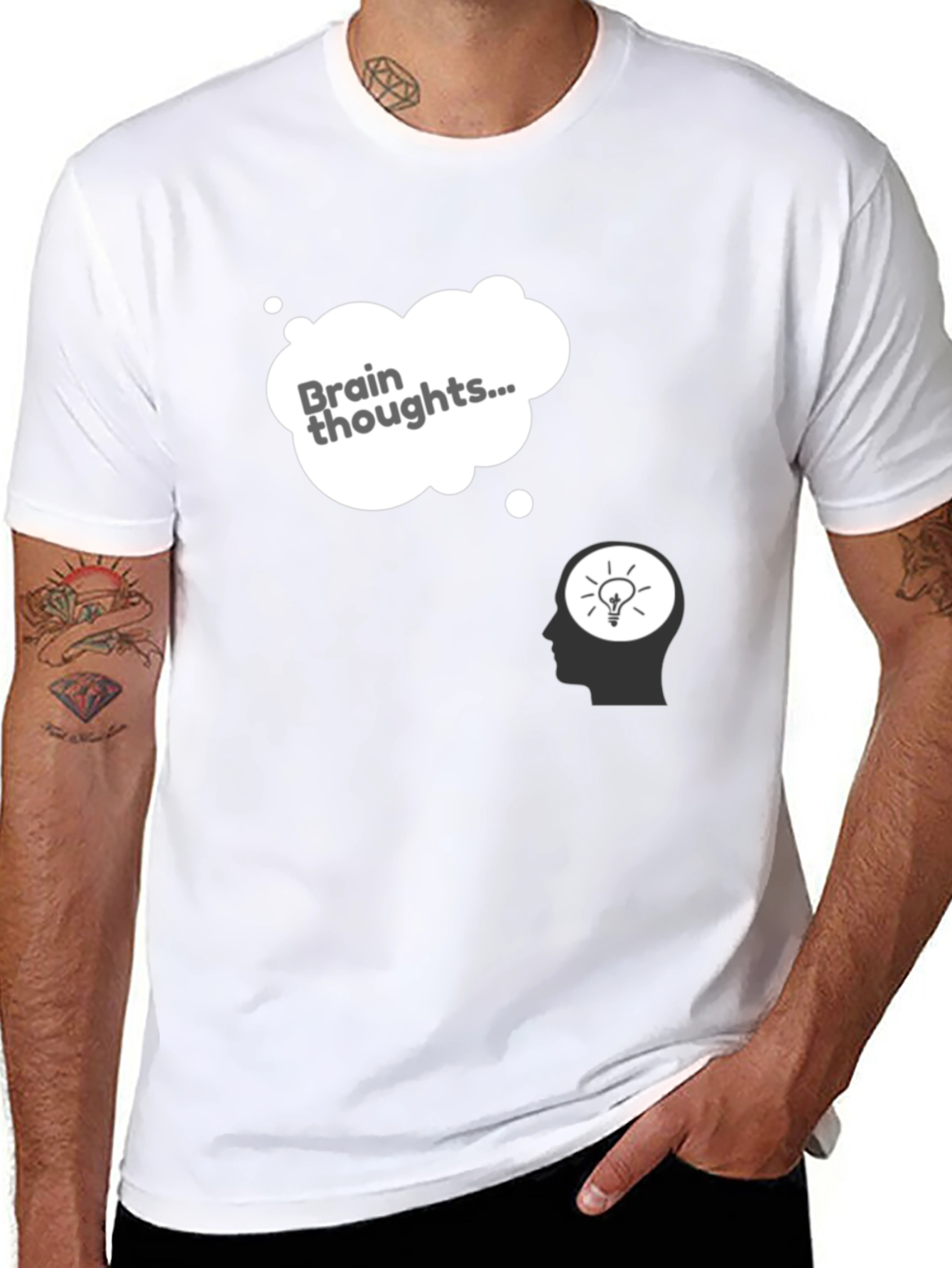 Brain Thoughts T-Shirt - Idea Generation Tee