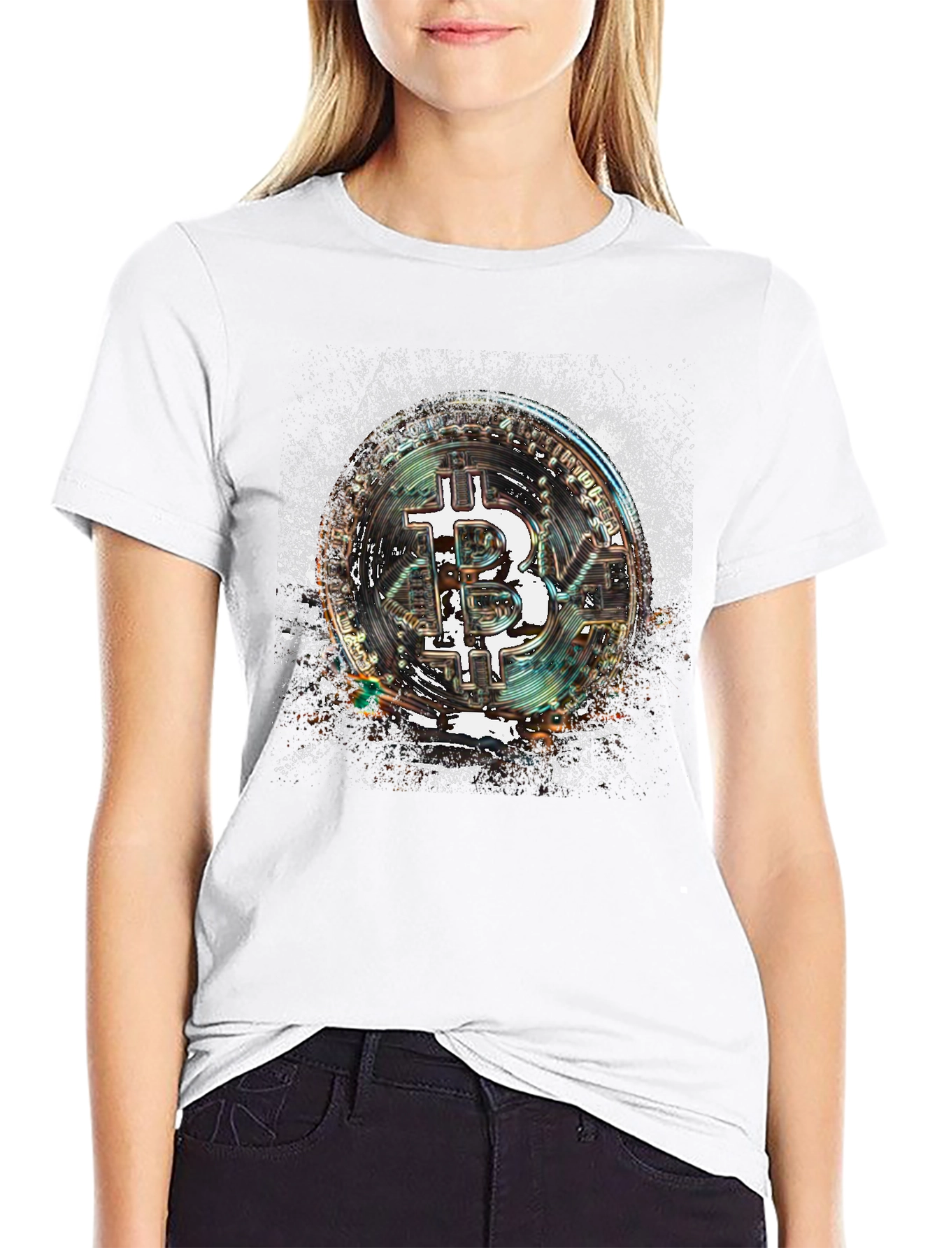 Bitcoin Cryptocurrency Graphic Tee