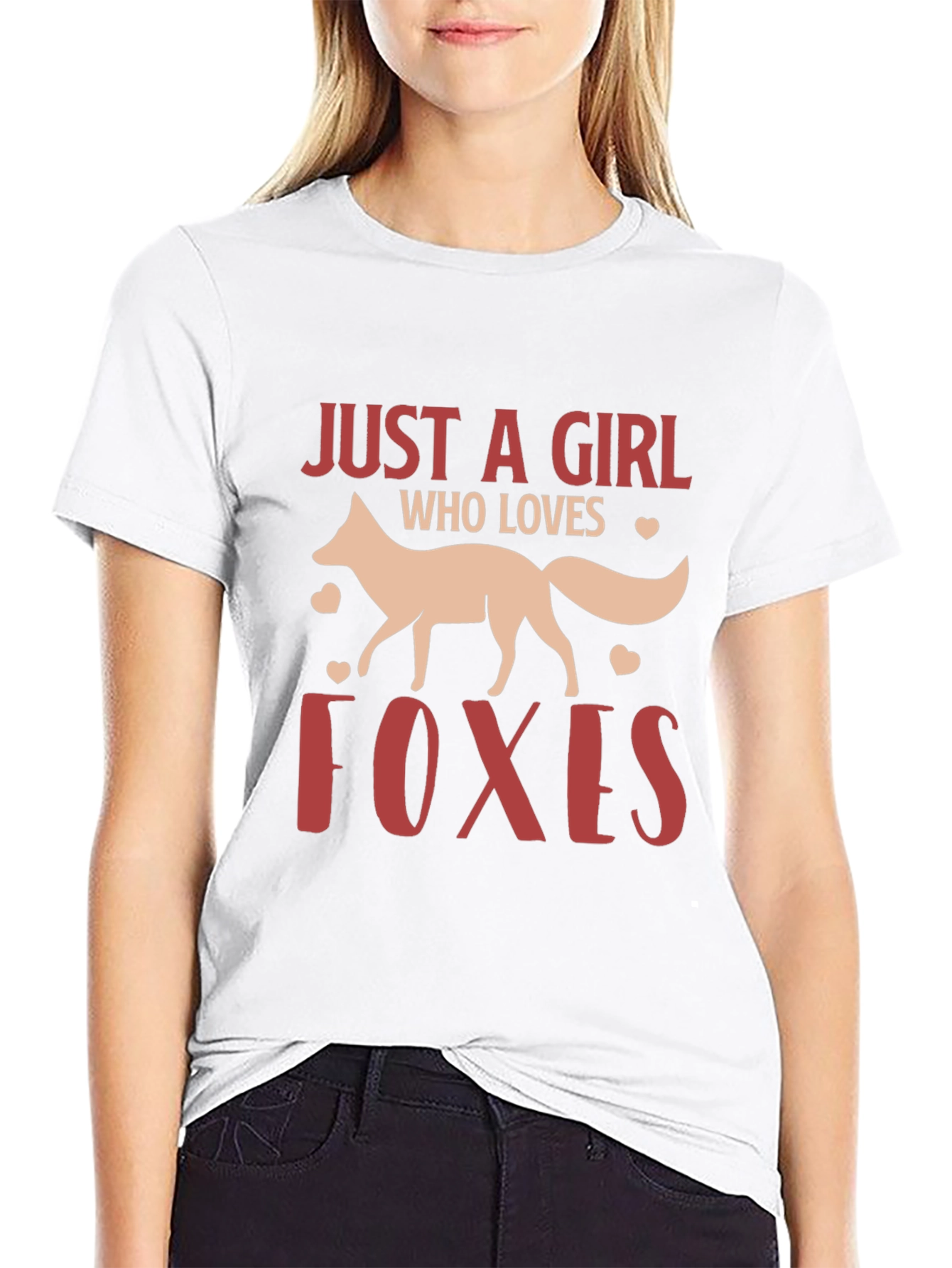 Just A Girl Who Loves Foxes T-Shirt