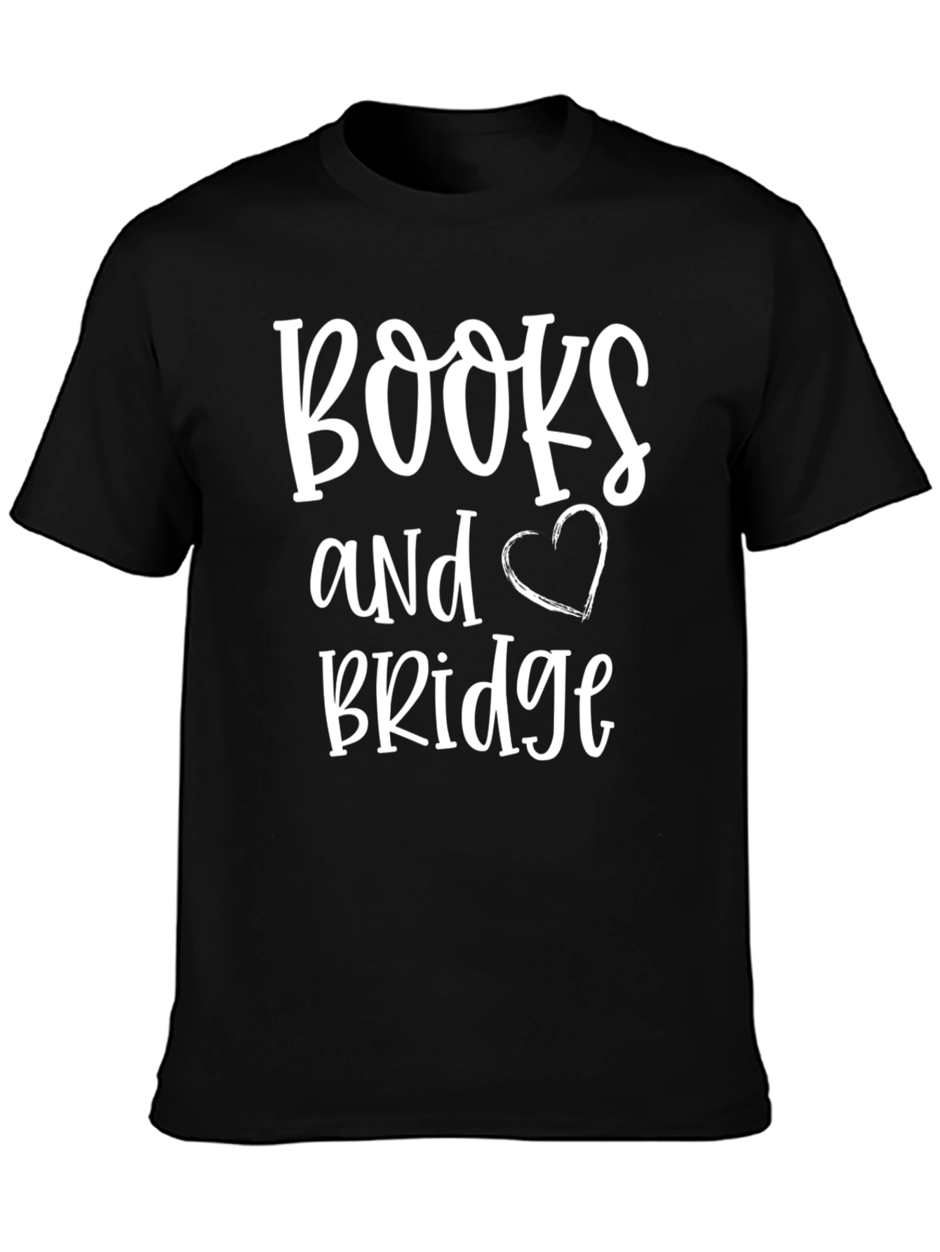 Books and Bridge Graphic T-Shirt