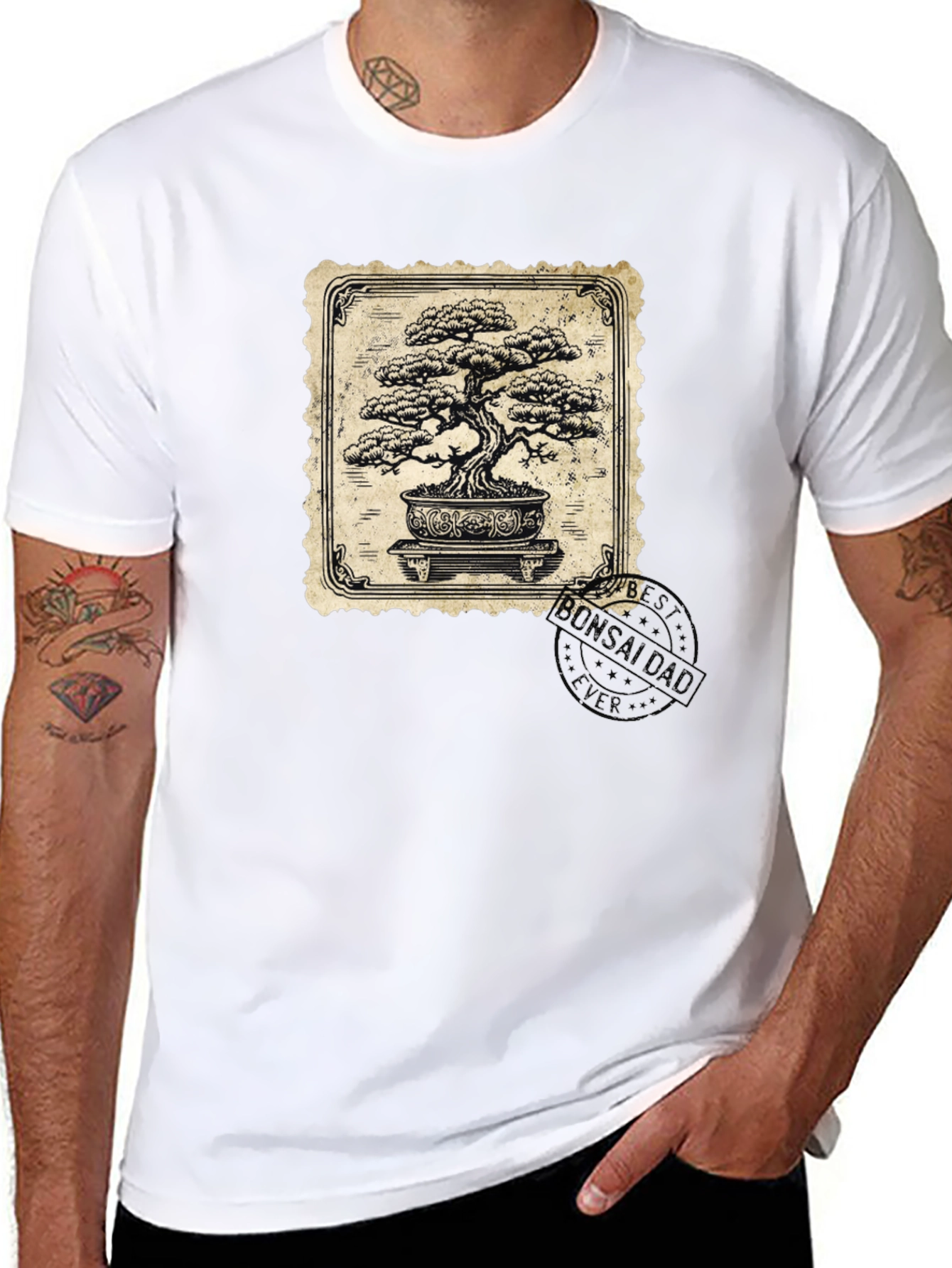 Bonsai Tree Graphic Tee - Stylish Nature Lover Shirt