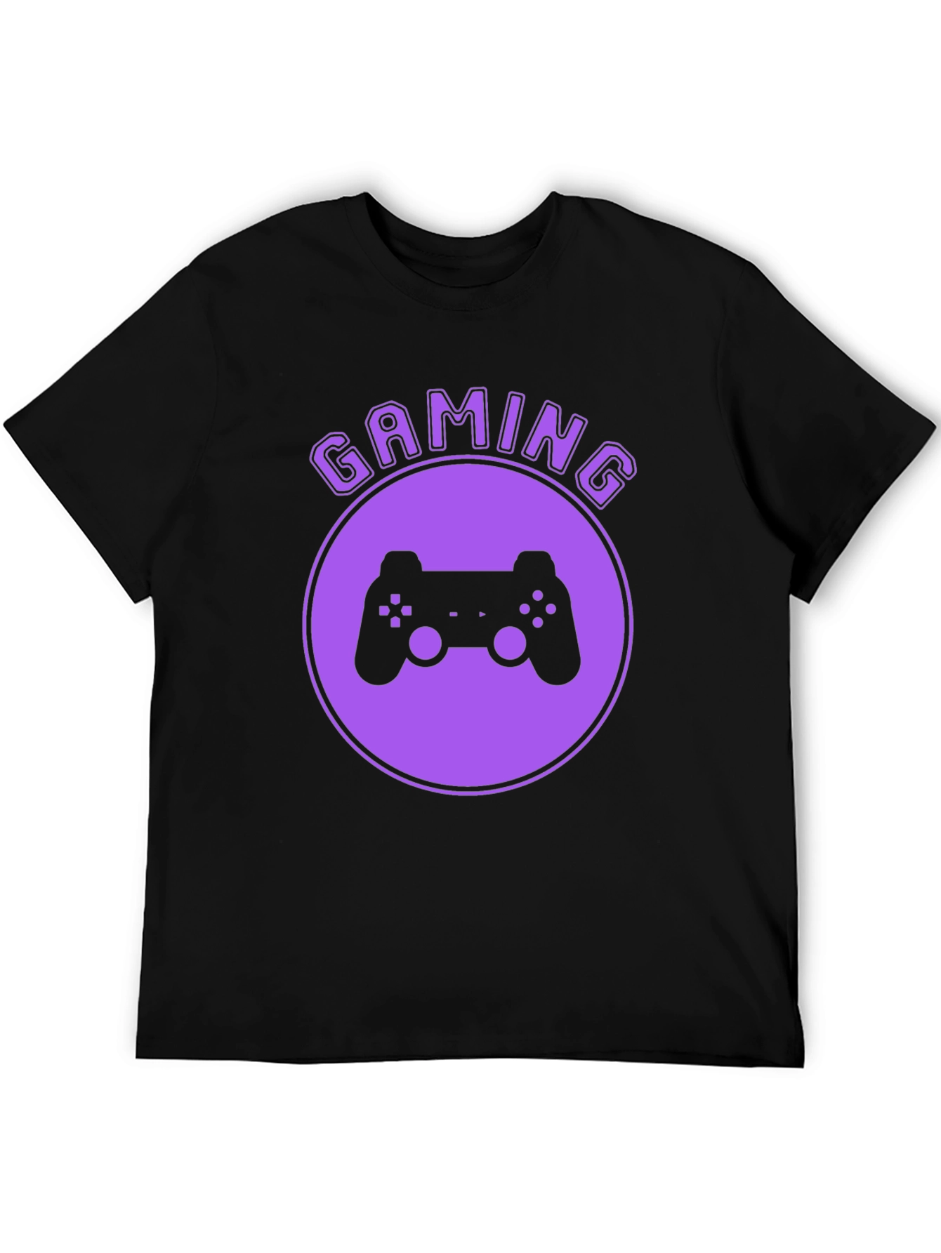 Gaming Controller Graphic Tee - Black