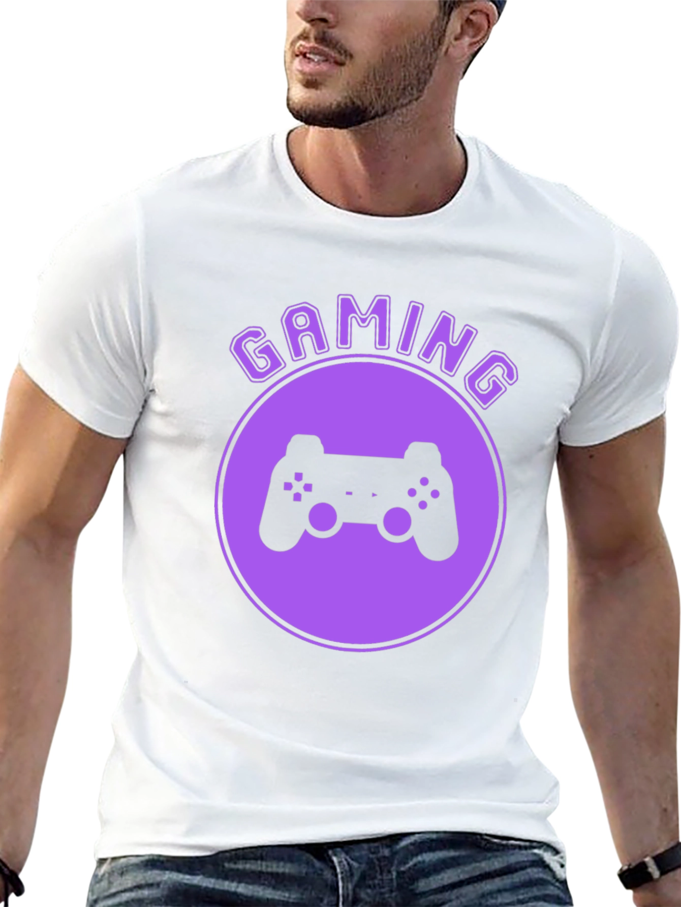 Gaming Controller Graphic Tee - Black
