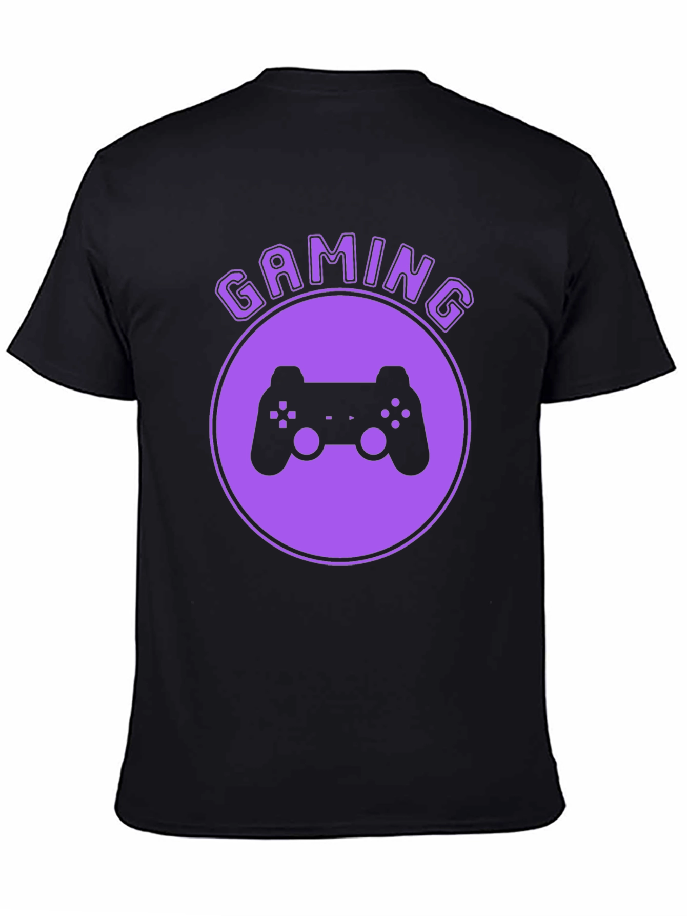 Gaming Controller Graphic Tee - Black