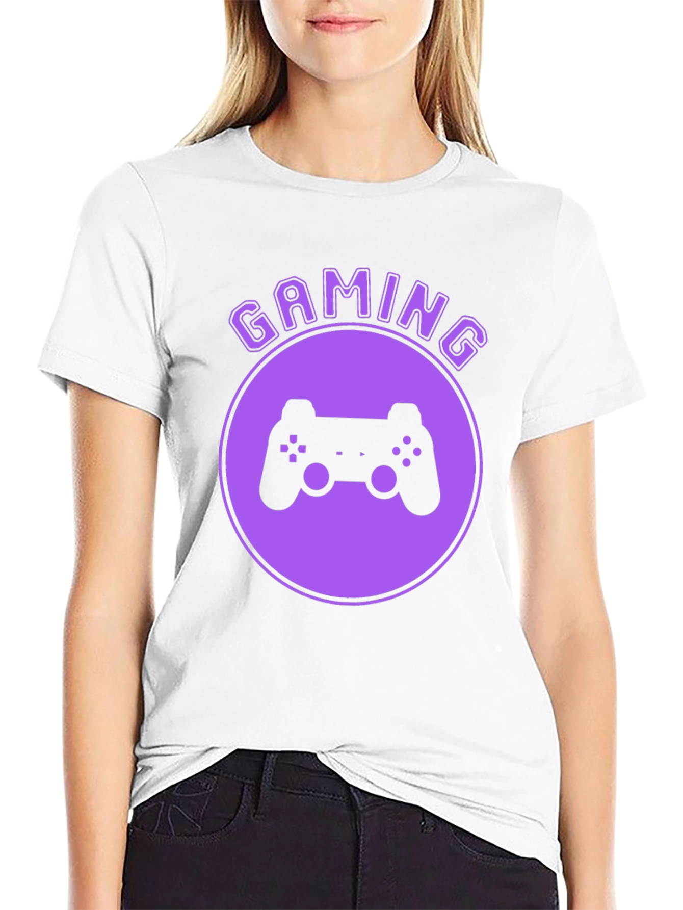 Gaming Controller Graphic Tee - Black