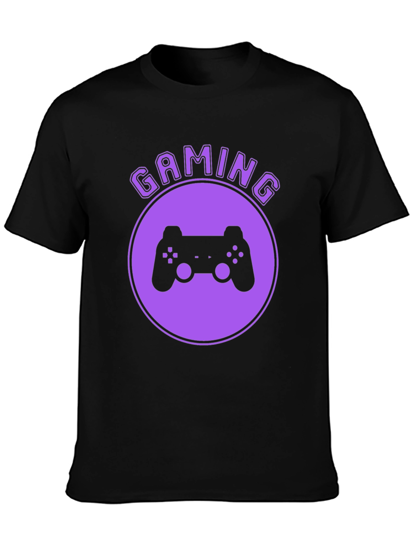 Gaming Controller Graphic Tee - Black