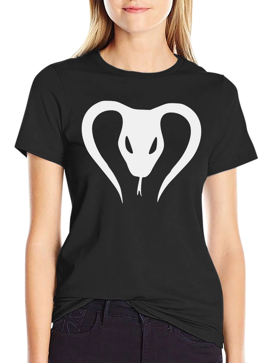 Cobra Snake Graphic Tee - Bold Black T-Shirt