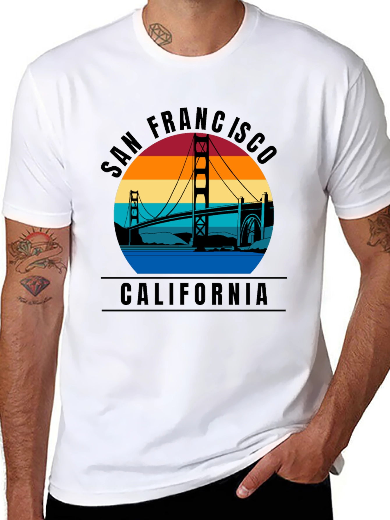 San Francisco Golden Gate Bridge Graphic Tee