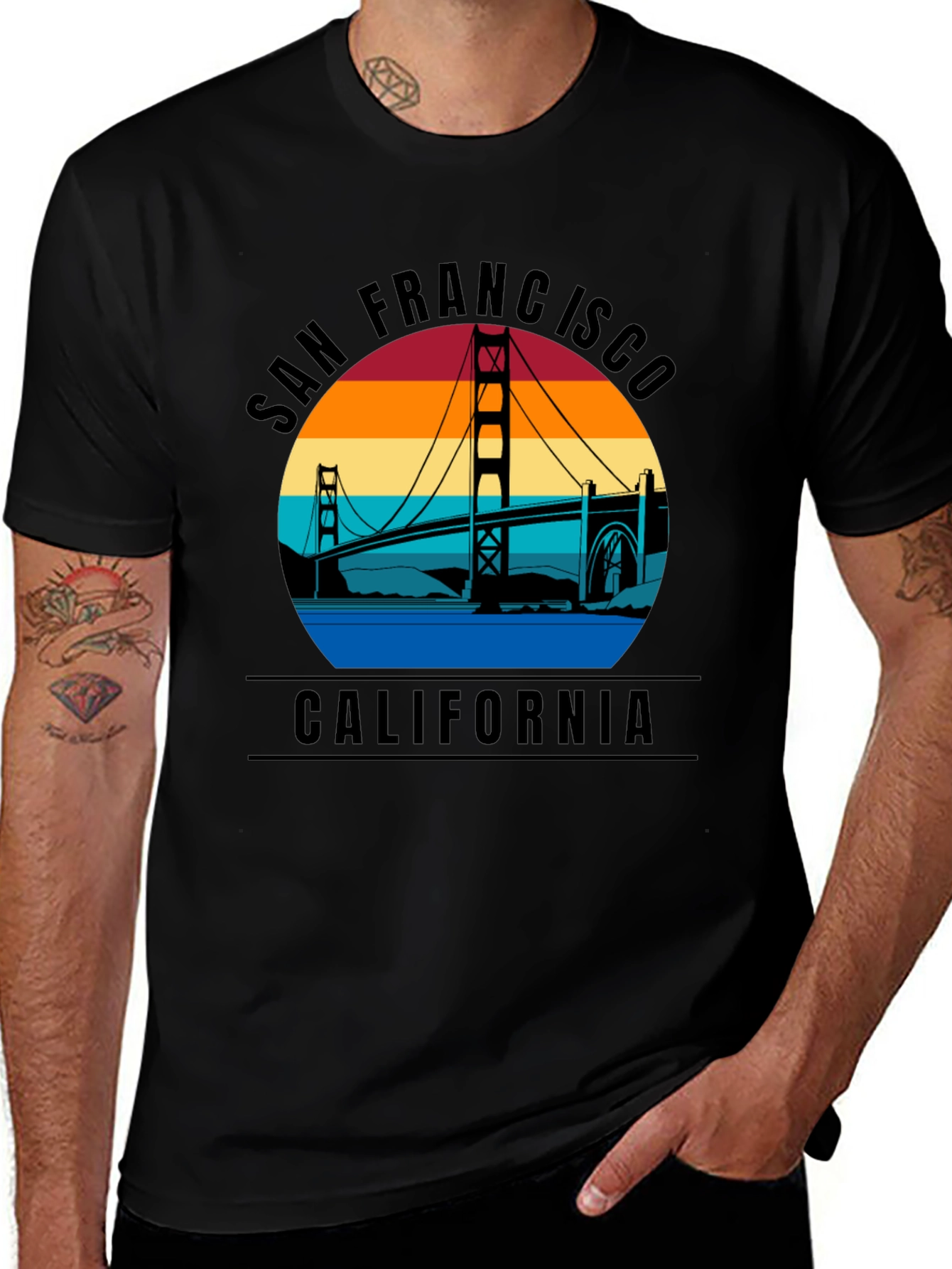 San Francisco Golden Gate Bridge Graphic Tee