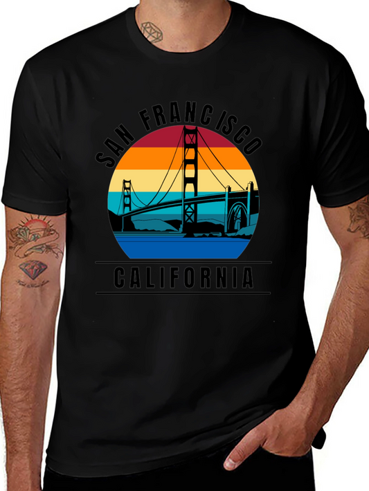 San Francisco Golden Gate Bridge Graphic Tee