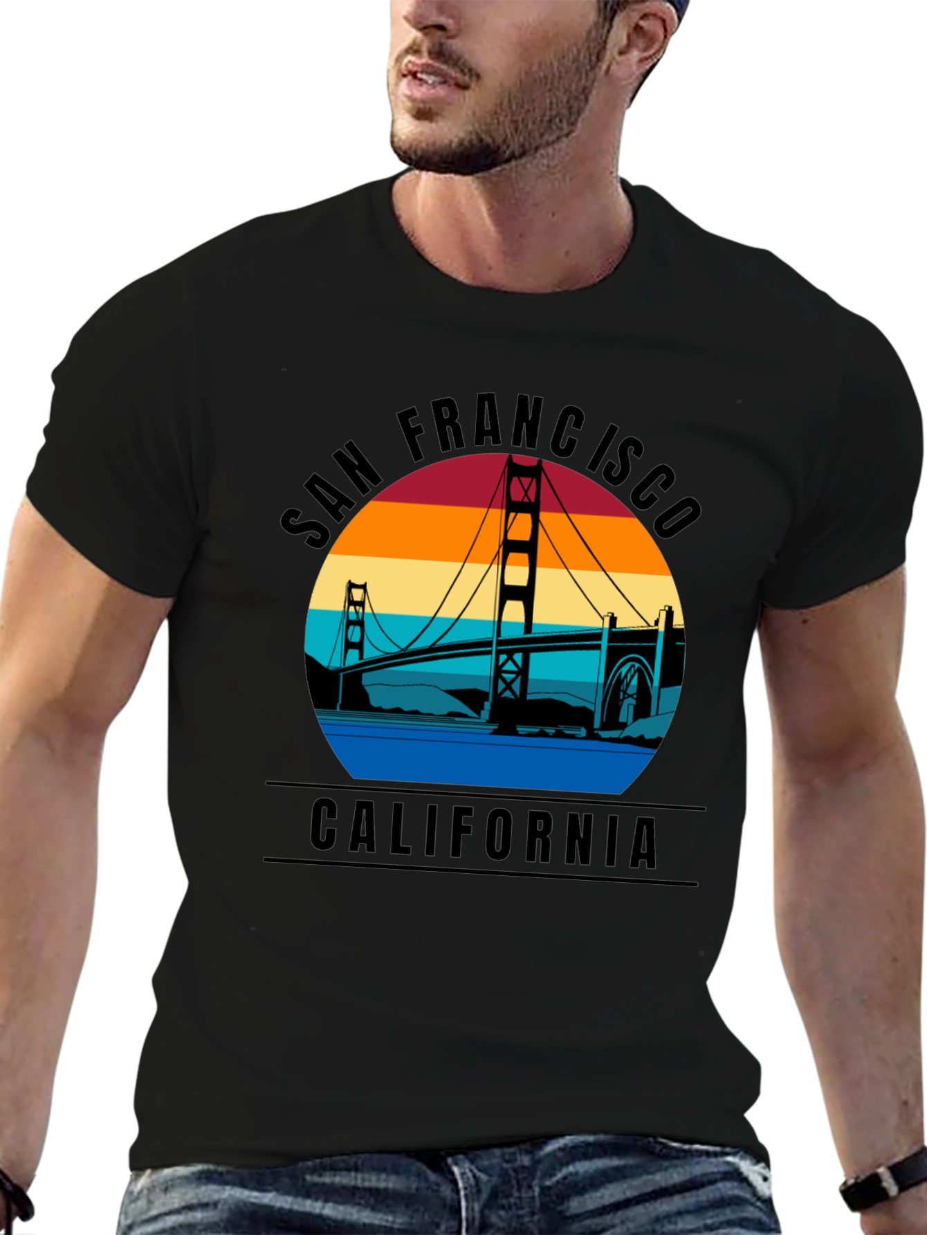 San Francisco Golden Gate Bridge Graphic Tee