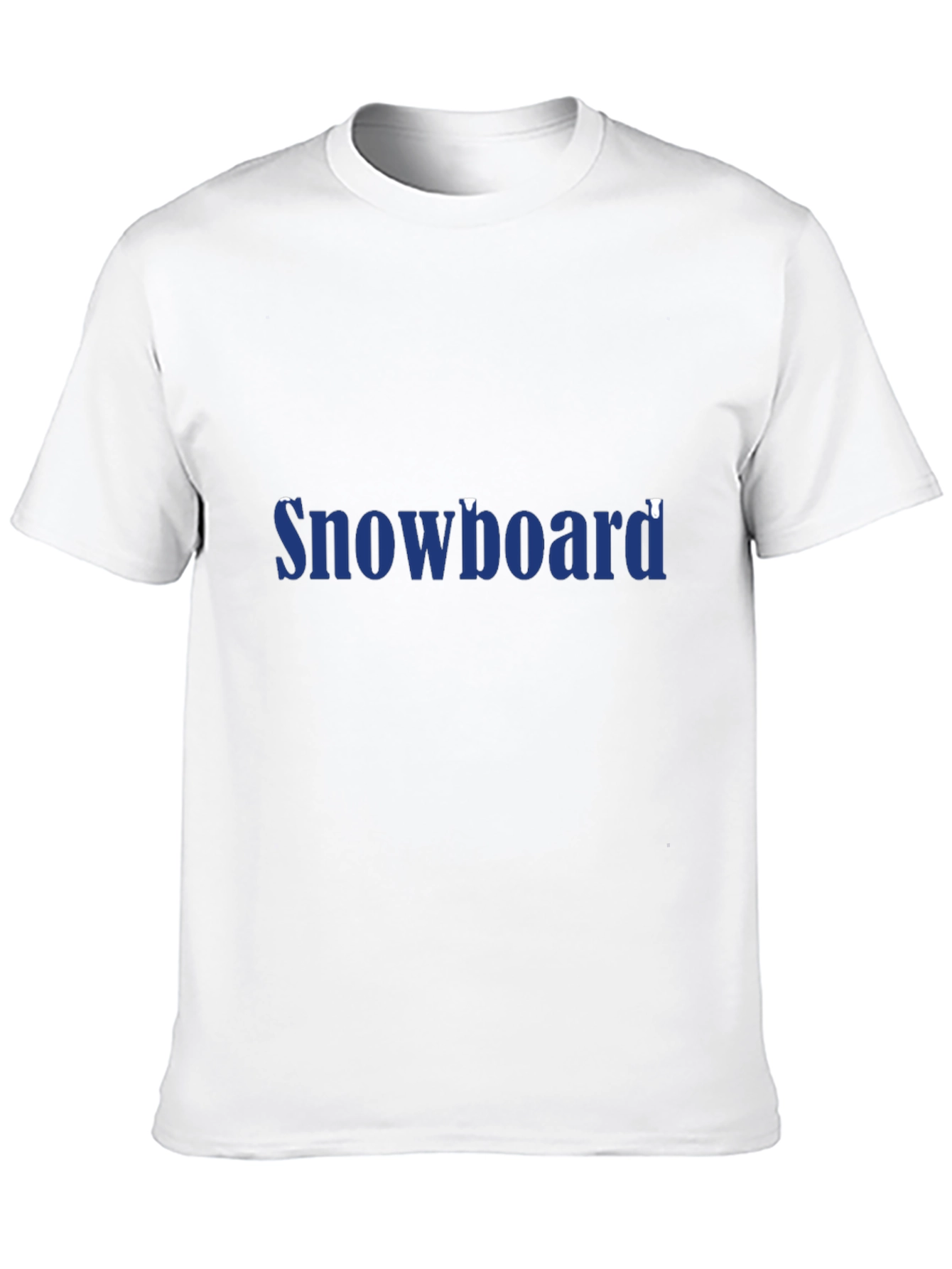 Snowboard Graphic Black T-Shirt