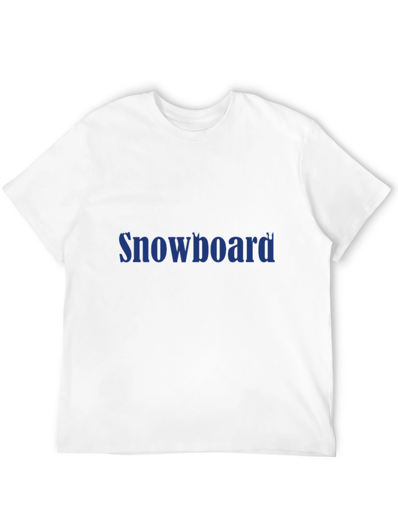 Snowboard Graphic Black T-Shirt