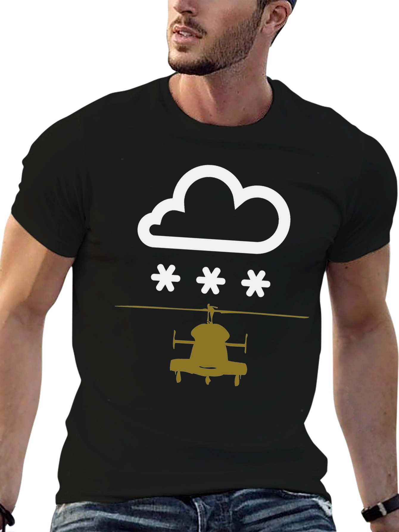 Cloudy with a Chance of Helicopters T-Shirt