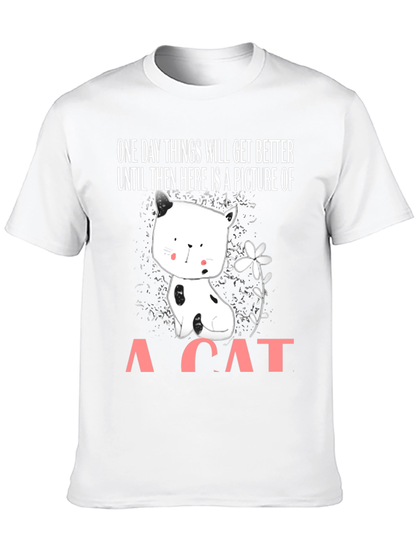 Cute Cat Graphic T-Shirt