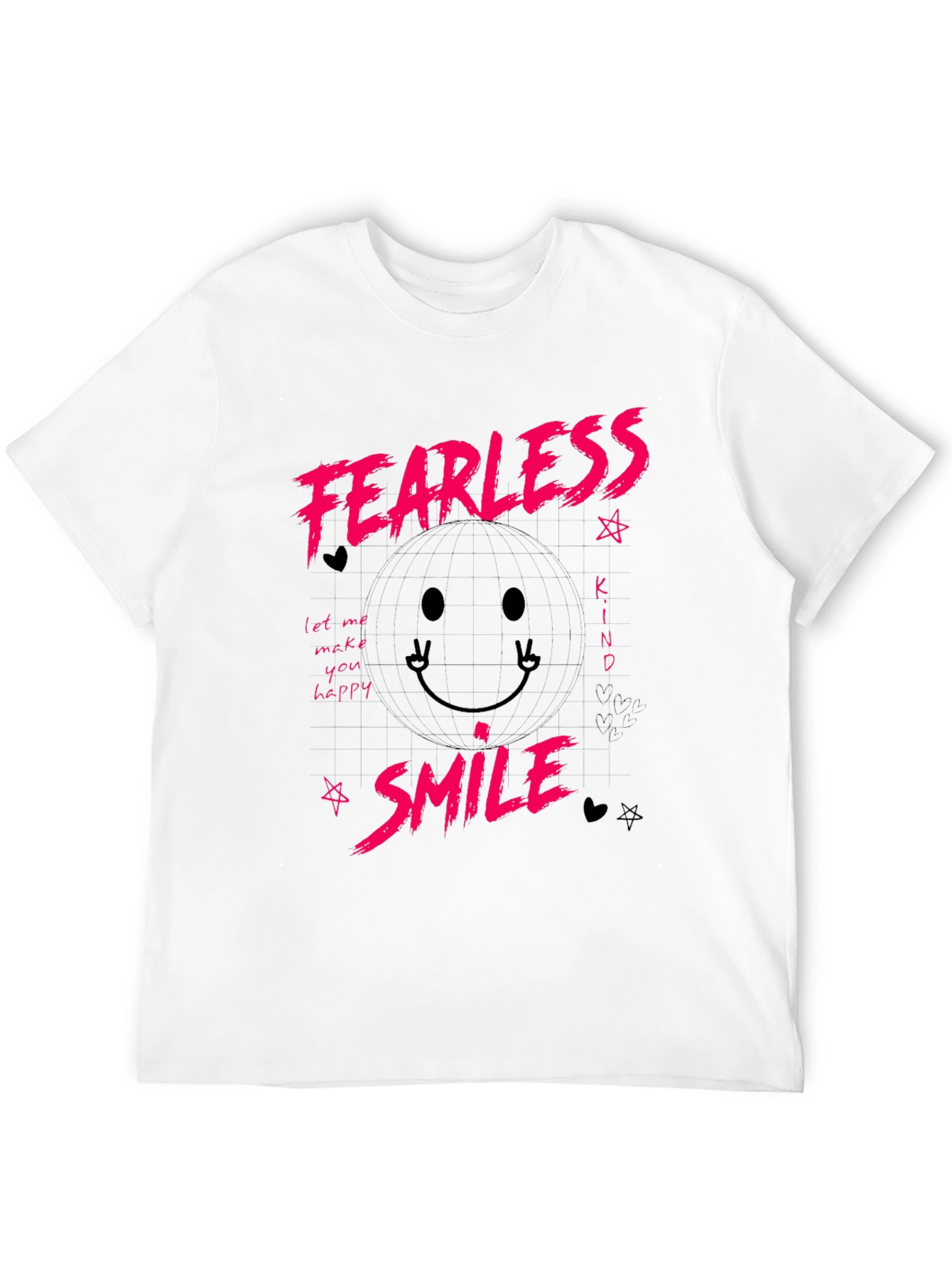 Fearless Smile Graphic T-Shirt