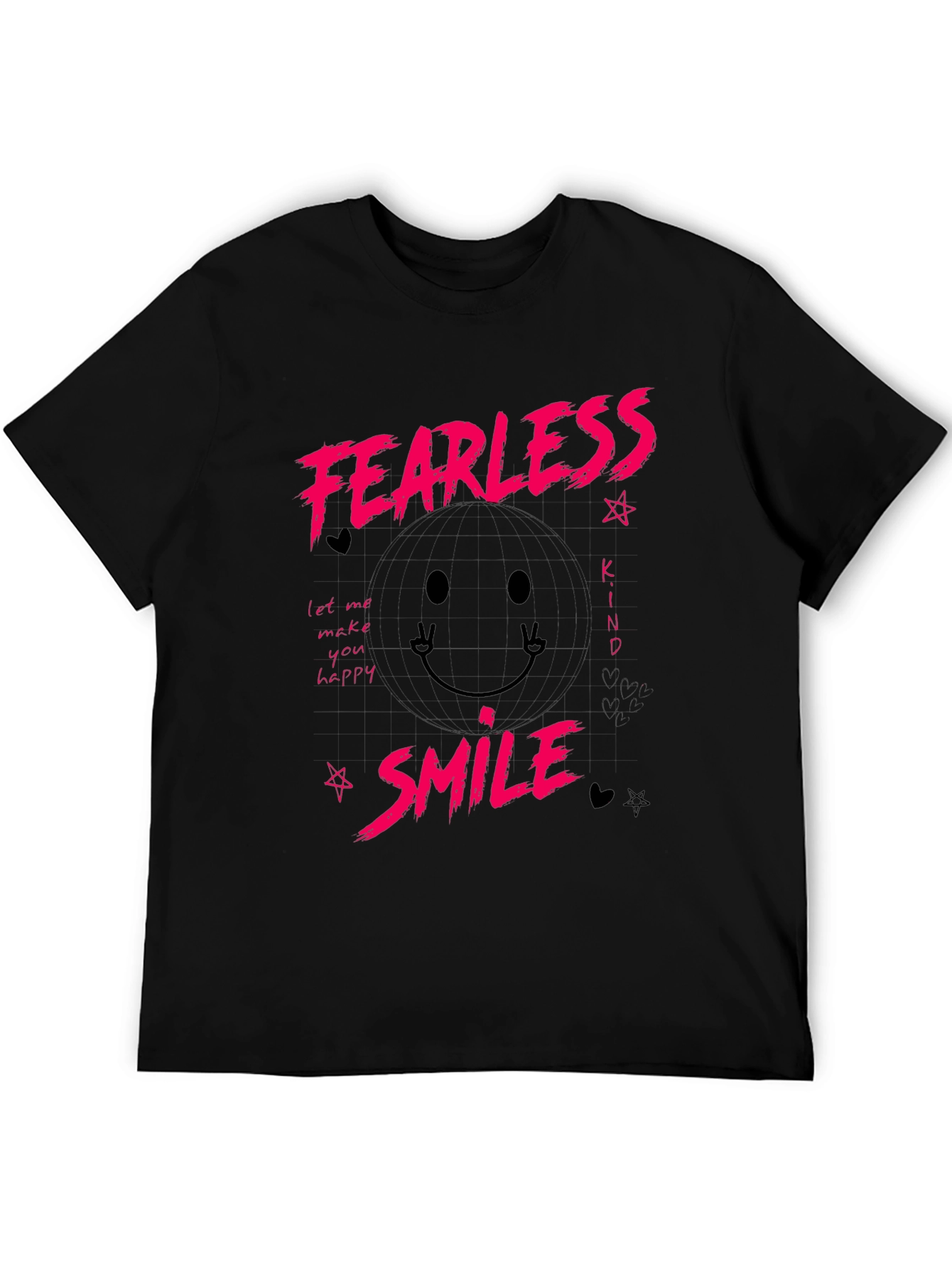 Fearless Smile Graphic T-Shirt