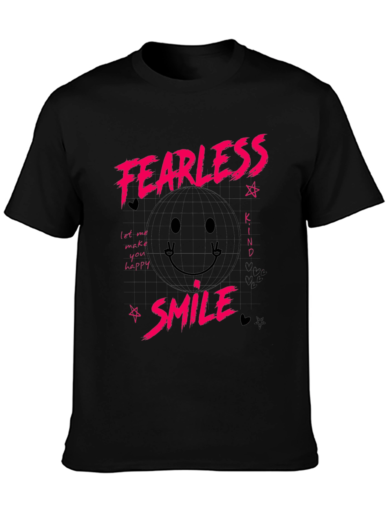 Fearless Smile Graphic T-Shirt
