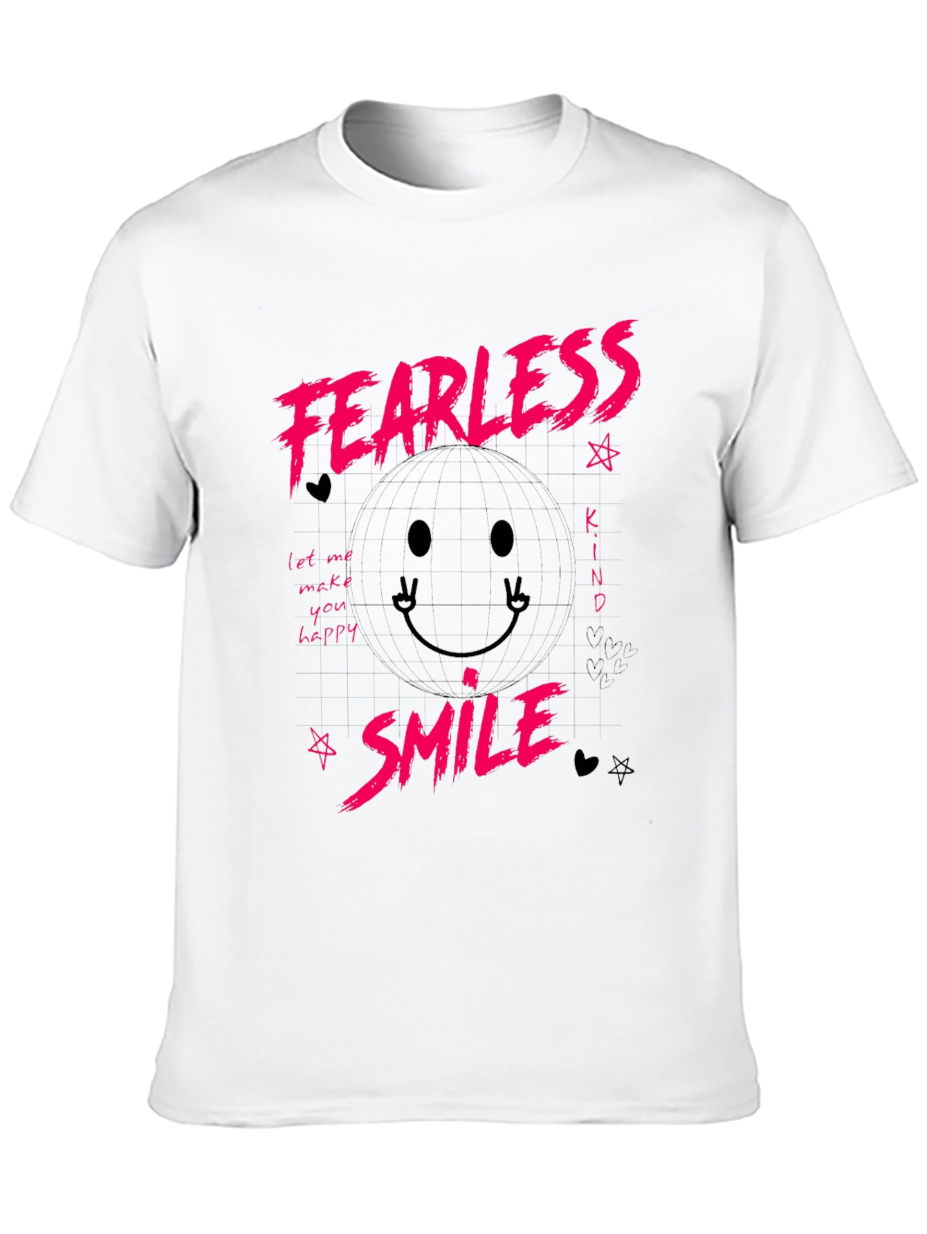 Fearless Smile Graphic T-Shirt