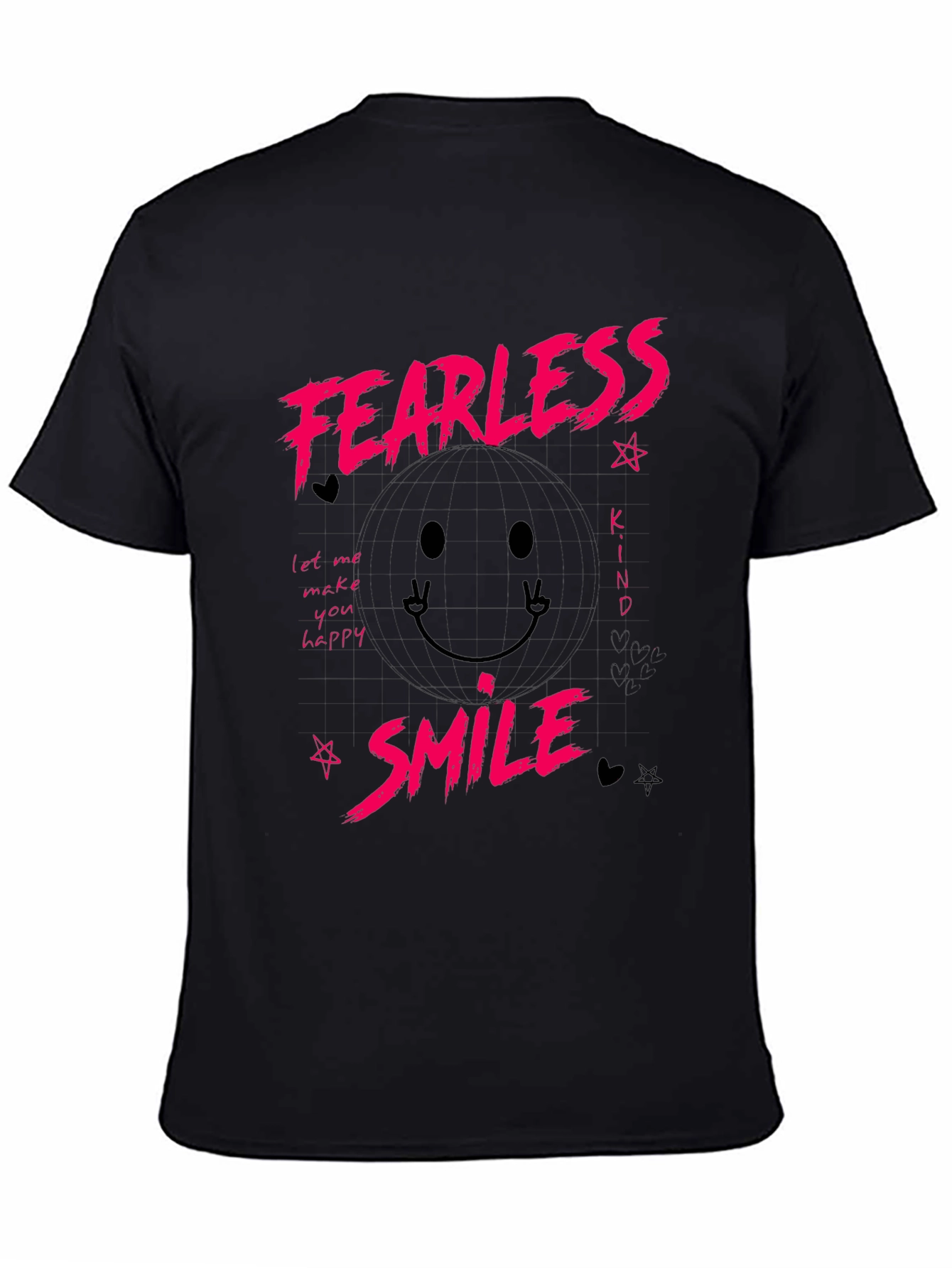 Fearless Smile Graphic T-Shirt