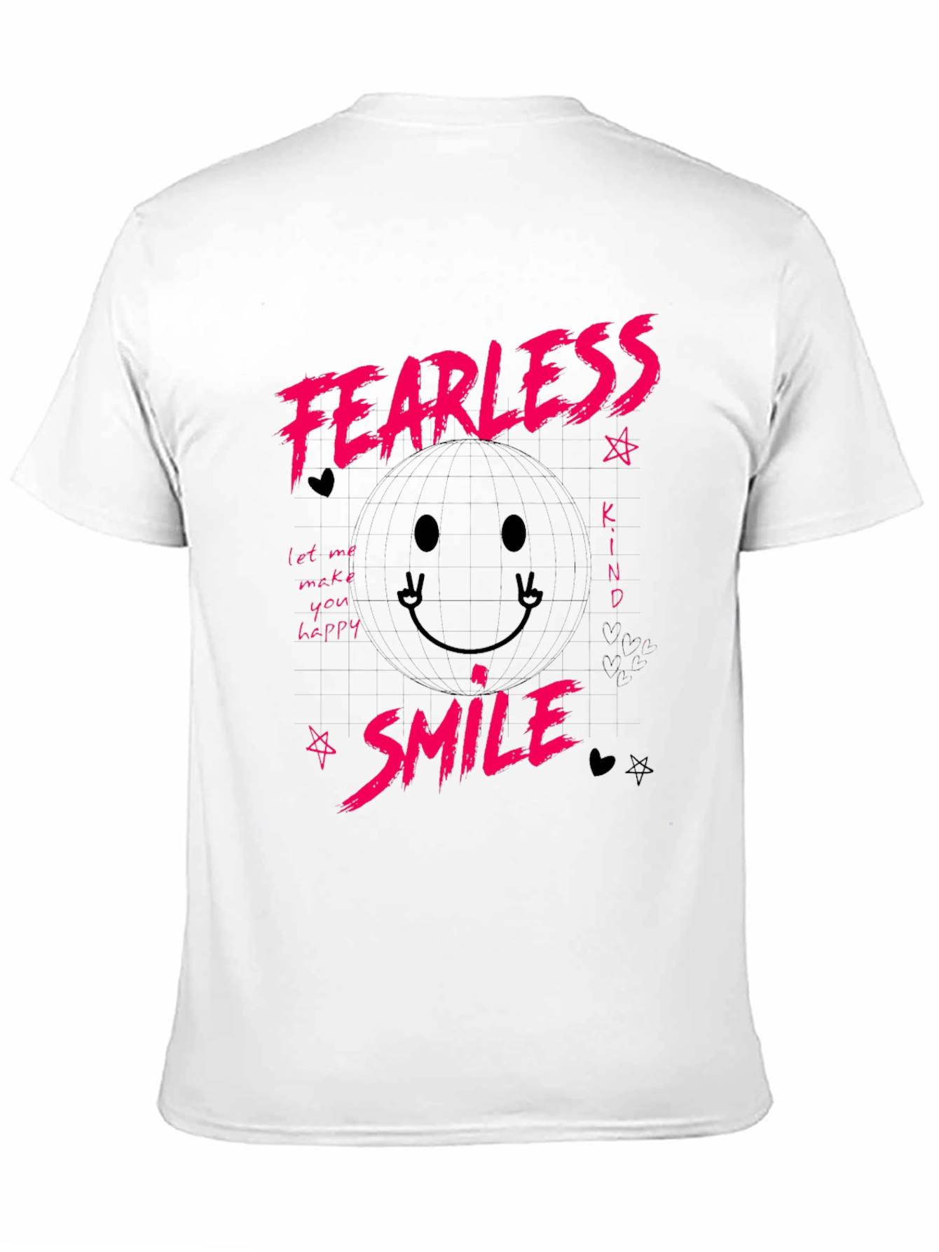 Fearless Smile Graphic T-Shirt