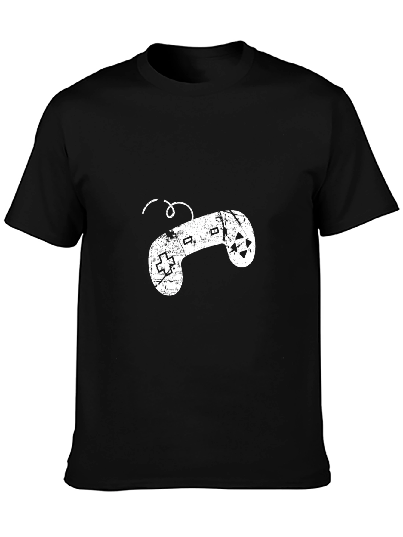 Gaming Controller Graphic T-Shirt - Black Cotton Tee
