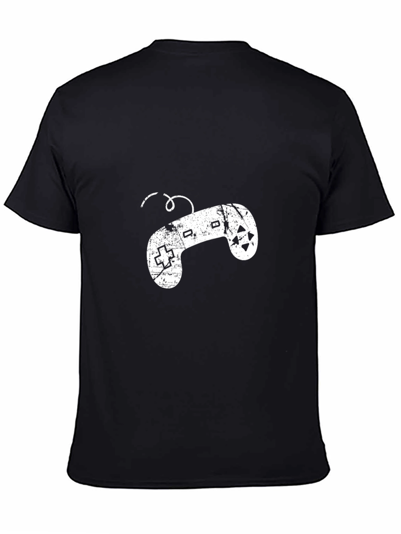 Gaming Controller Graphic T-Shirt - Black Cotton Tee