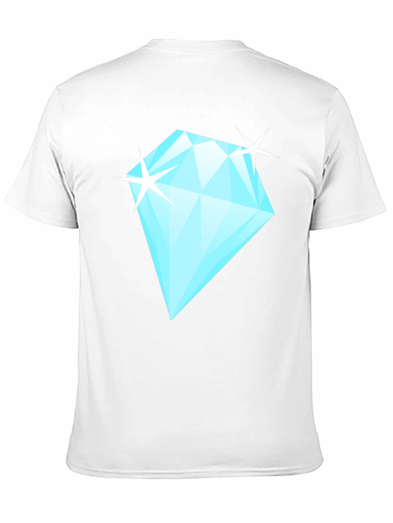 Diamond Sparkle Graphic Black T-Shirt