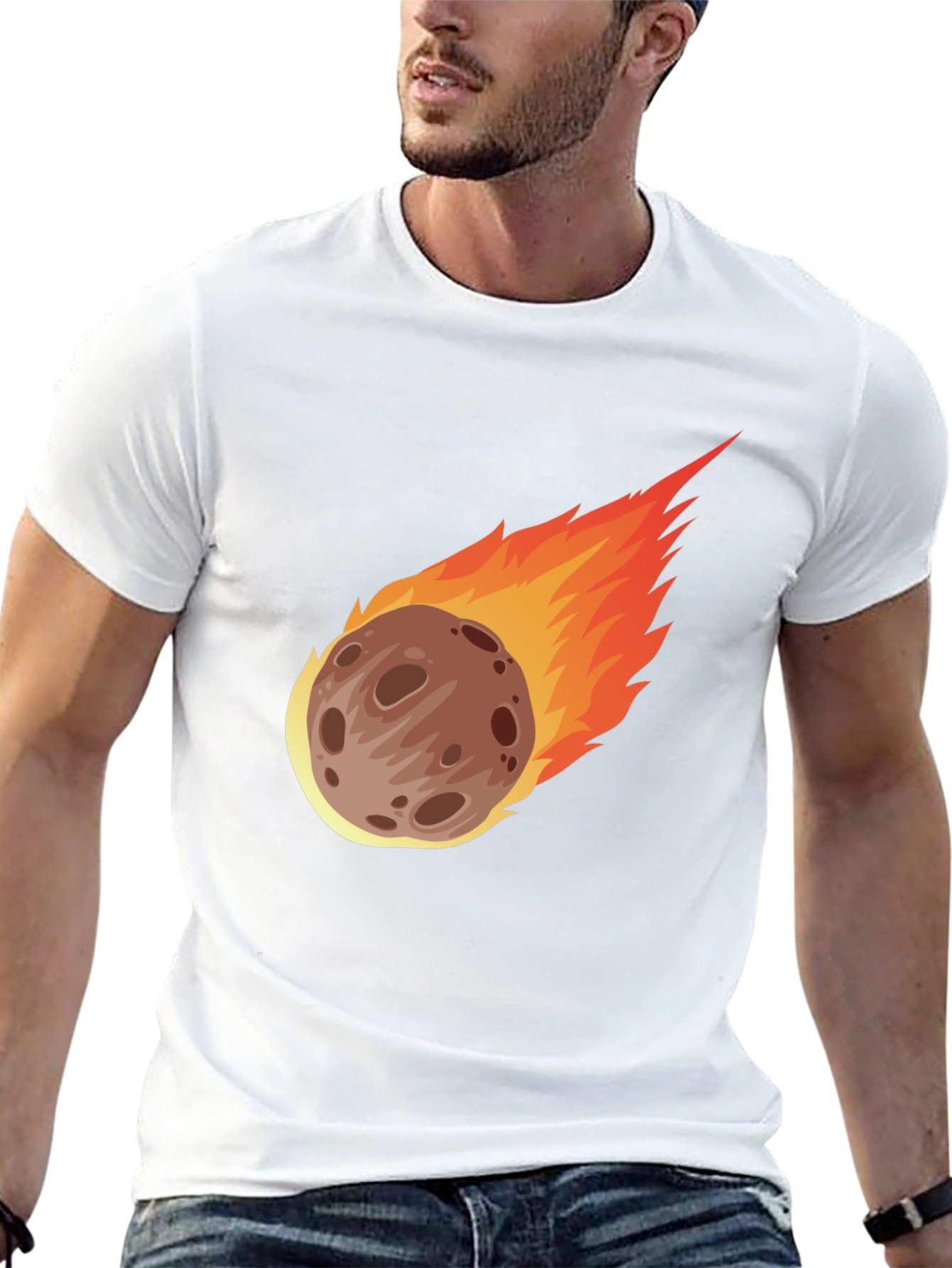 Meteor Shower T-Shirt - Cool Space Graphic Tee