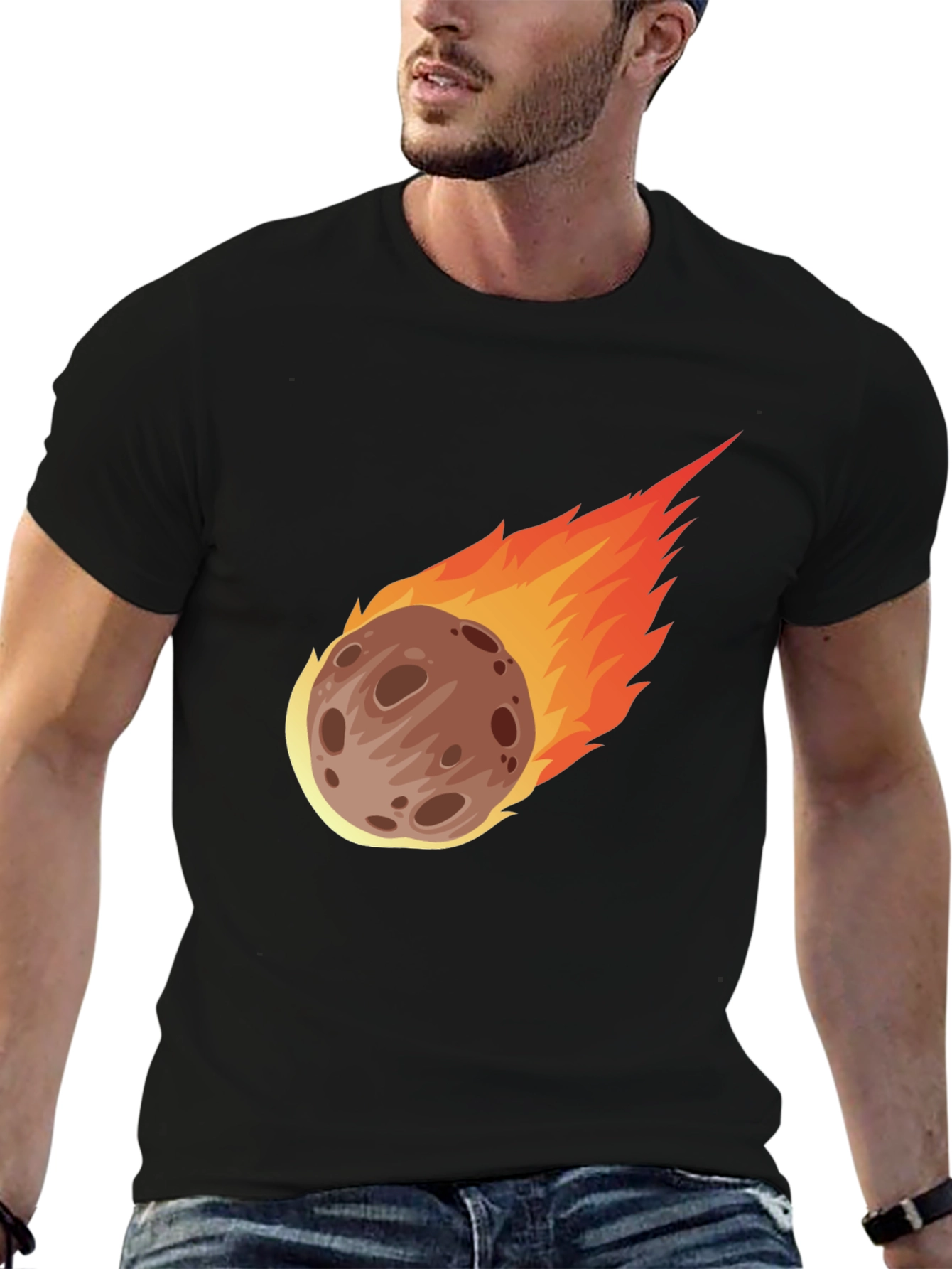 Meteor Shower T-Shirt - Cool Space Graphic Tee