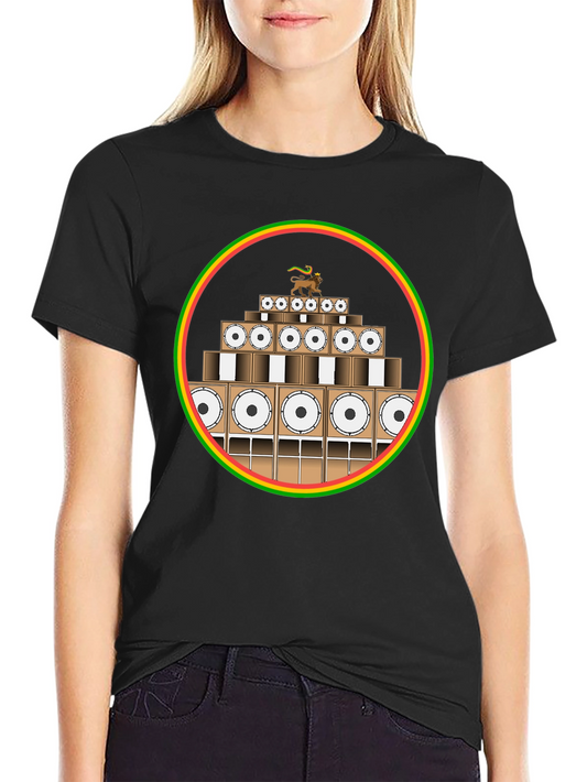 Rasta Sound System Black T-Shirt