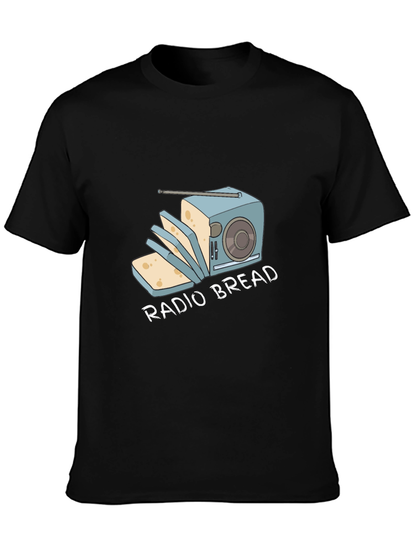 Radio Bread Funny Graphic T-Shirt