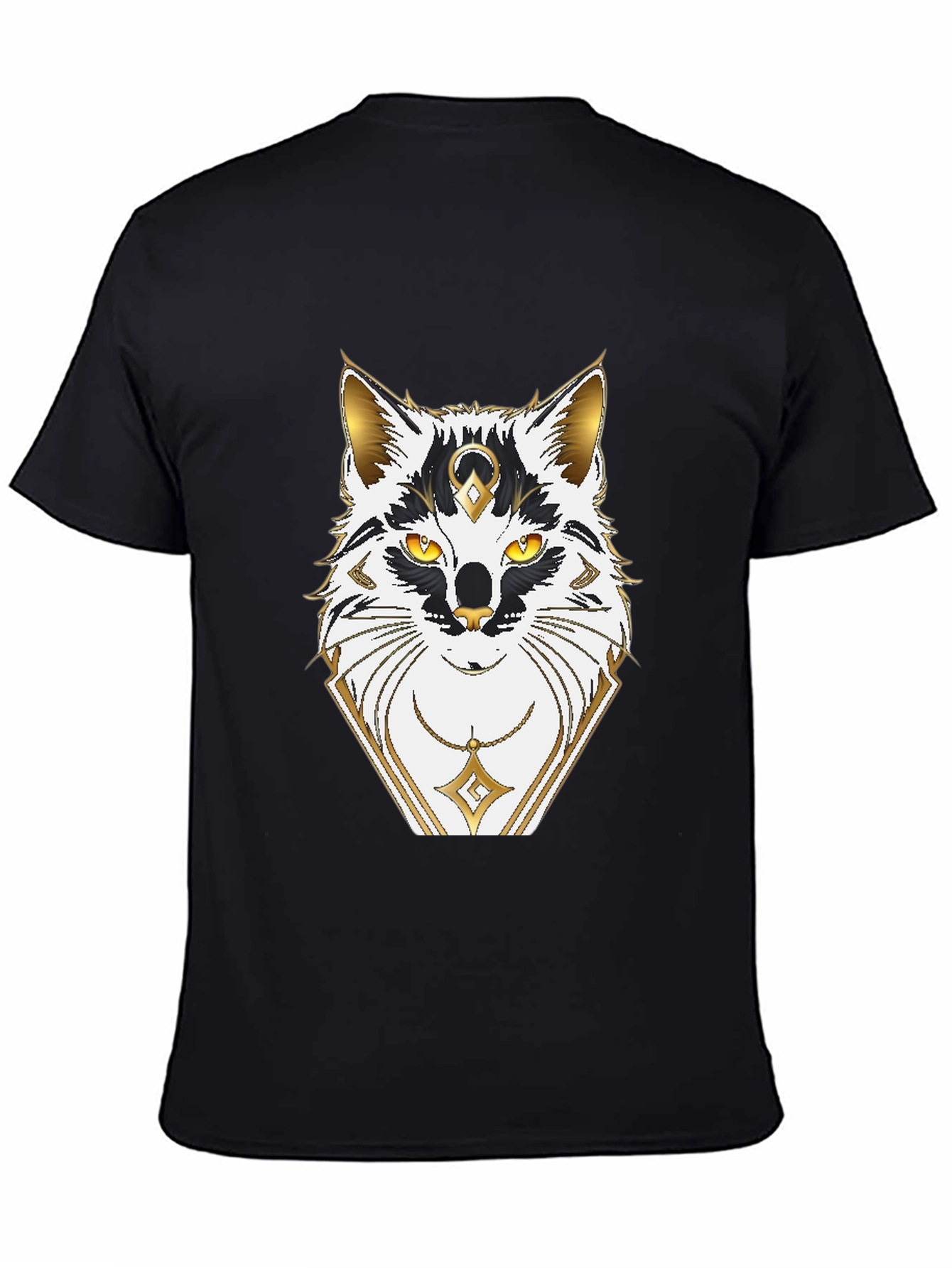 Mystic Fox Graphic Black T-Shirt