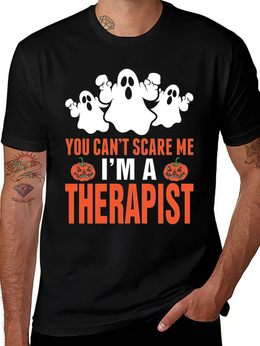Therapist Halloween T-Shirt Funny Ghost Tee
