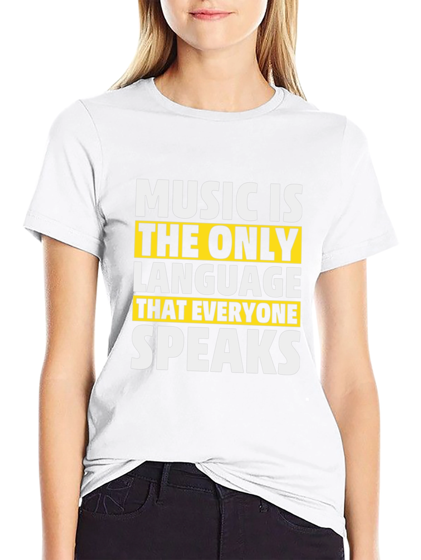 Music is the Only Language T-Shirt