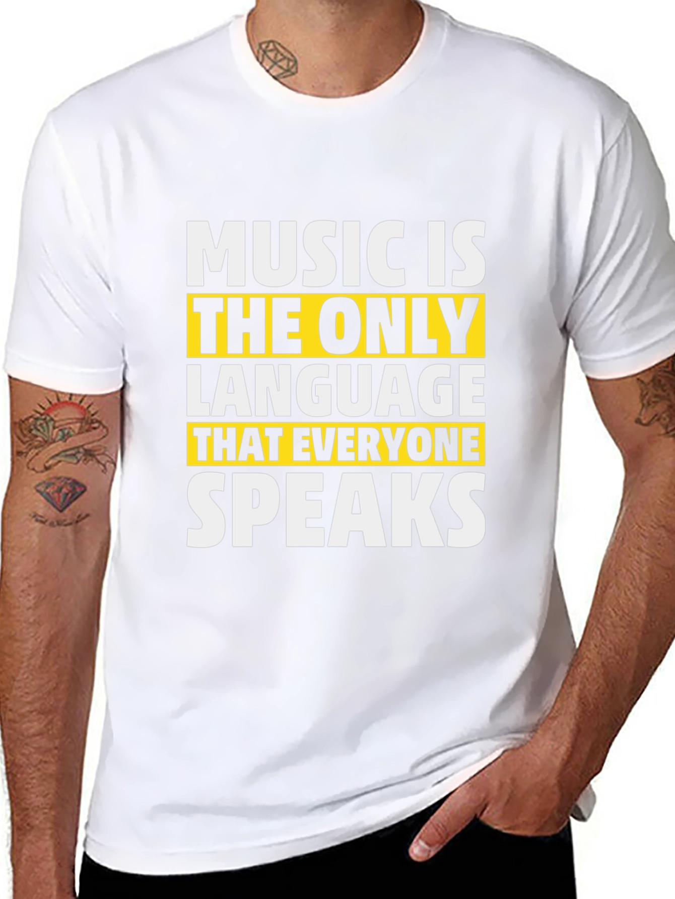 Music is the Only Language T-Shirt