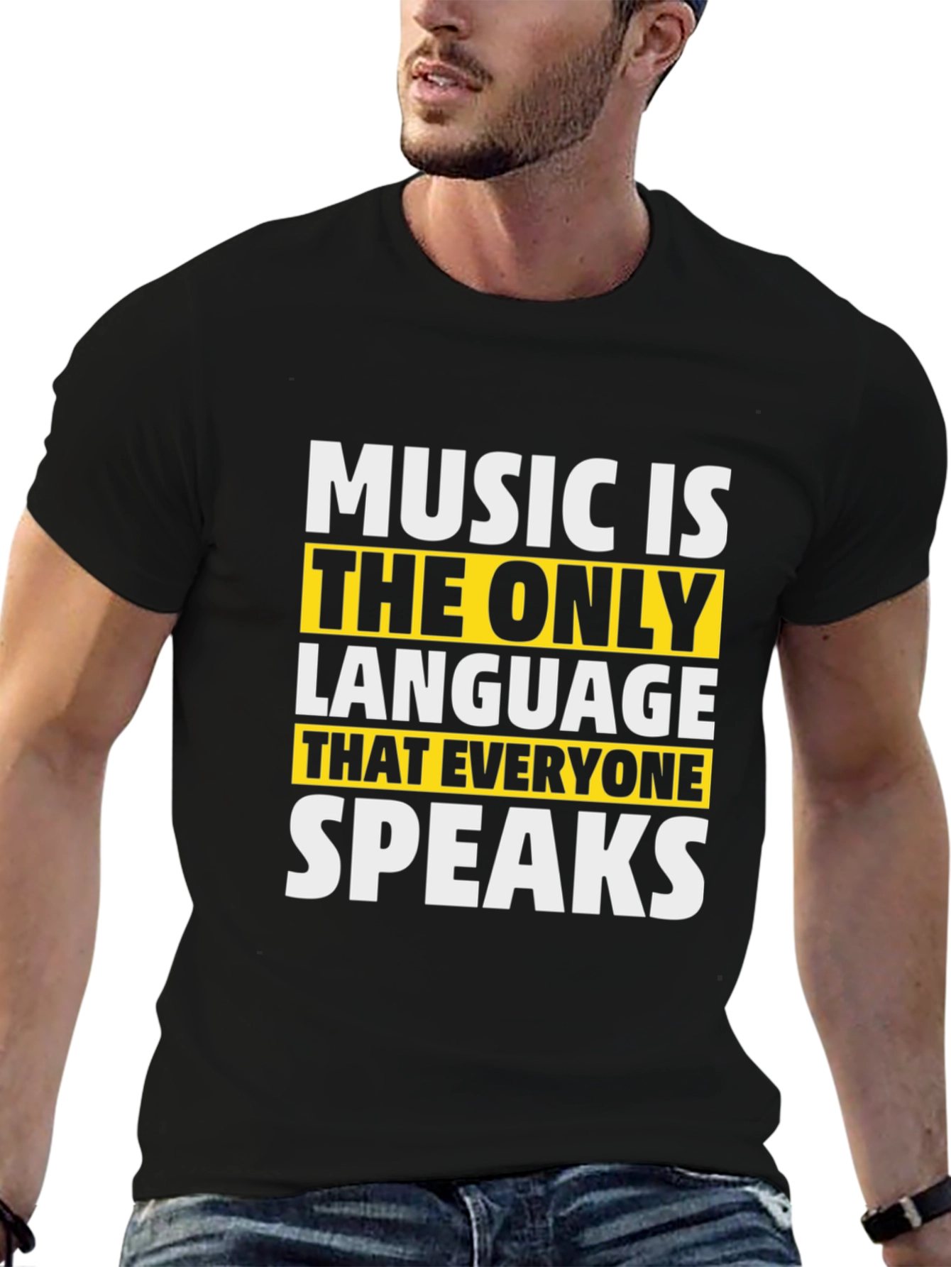 Music is the Only Language T-Shirt