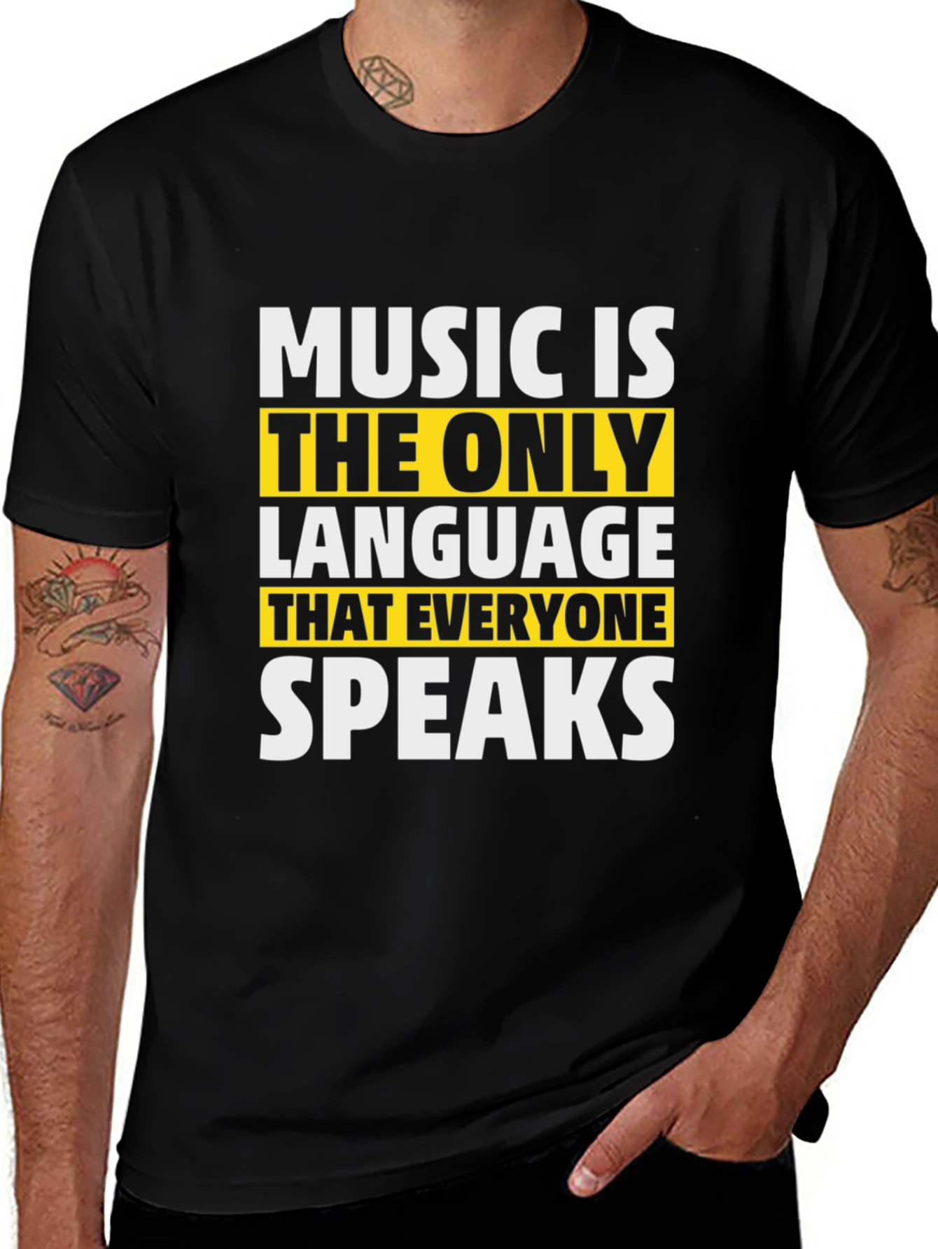 Music is the Only Language T-Shirt