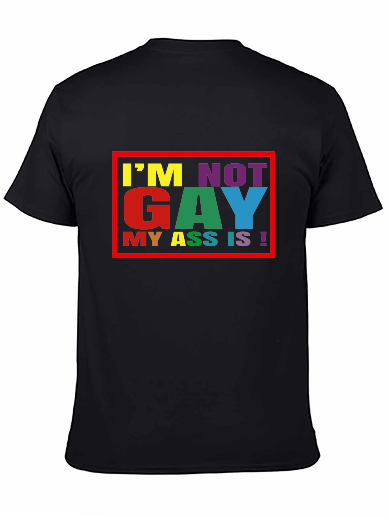 Funny Im Not Gay Graphic Tee