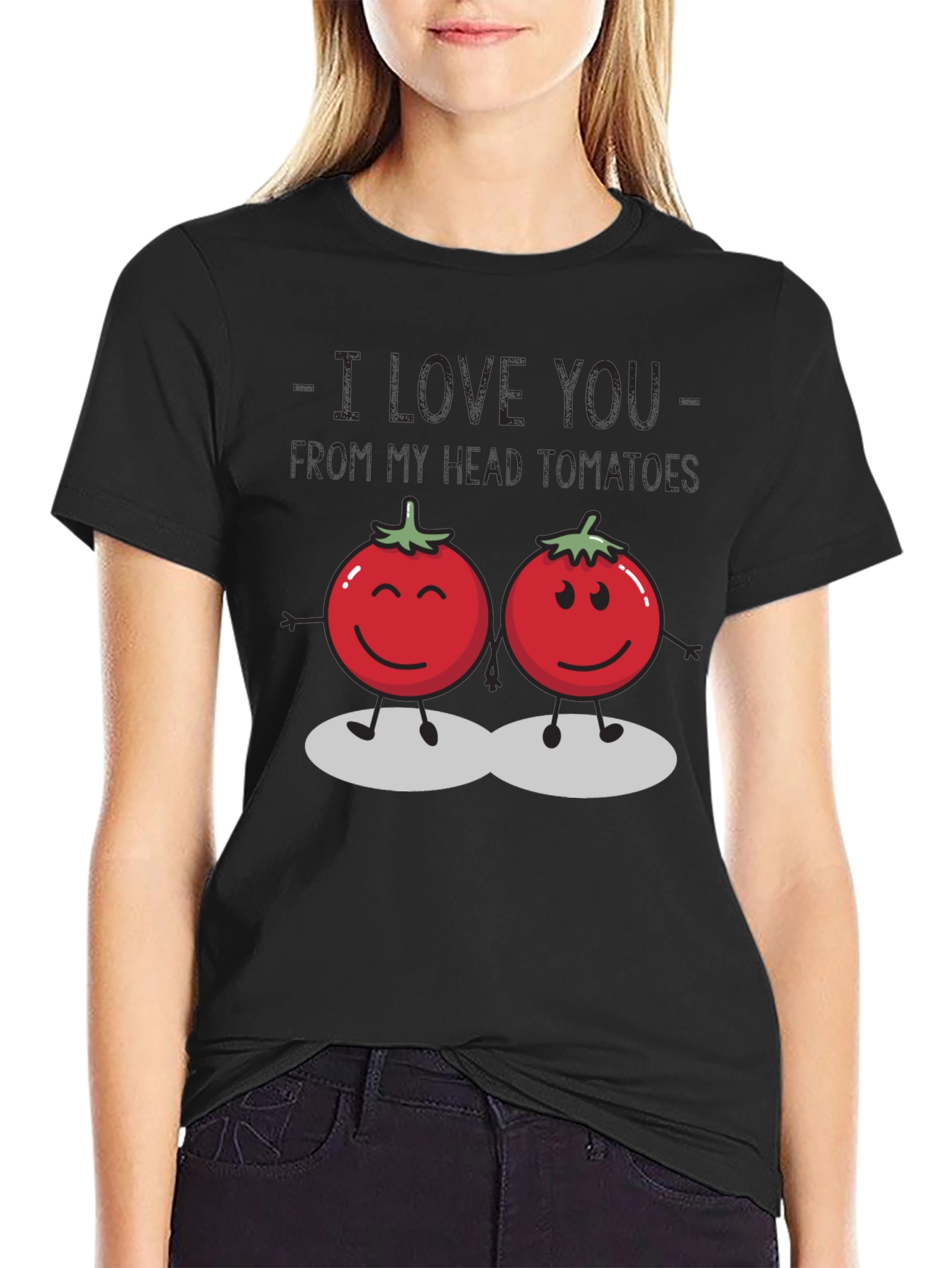 I Love You From My Head Tomatoes Graphic Tee